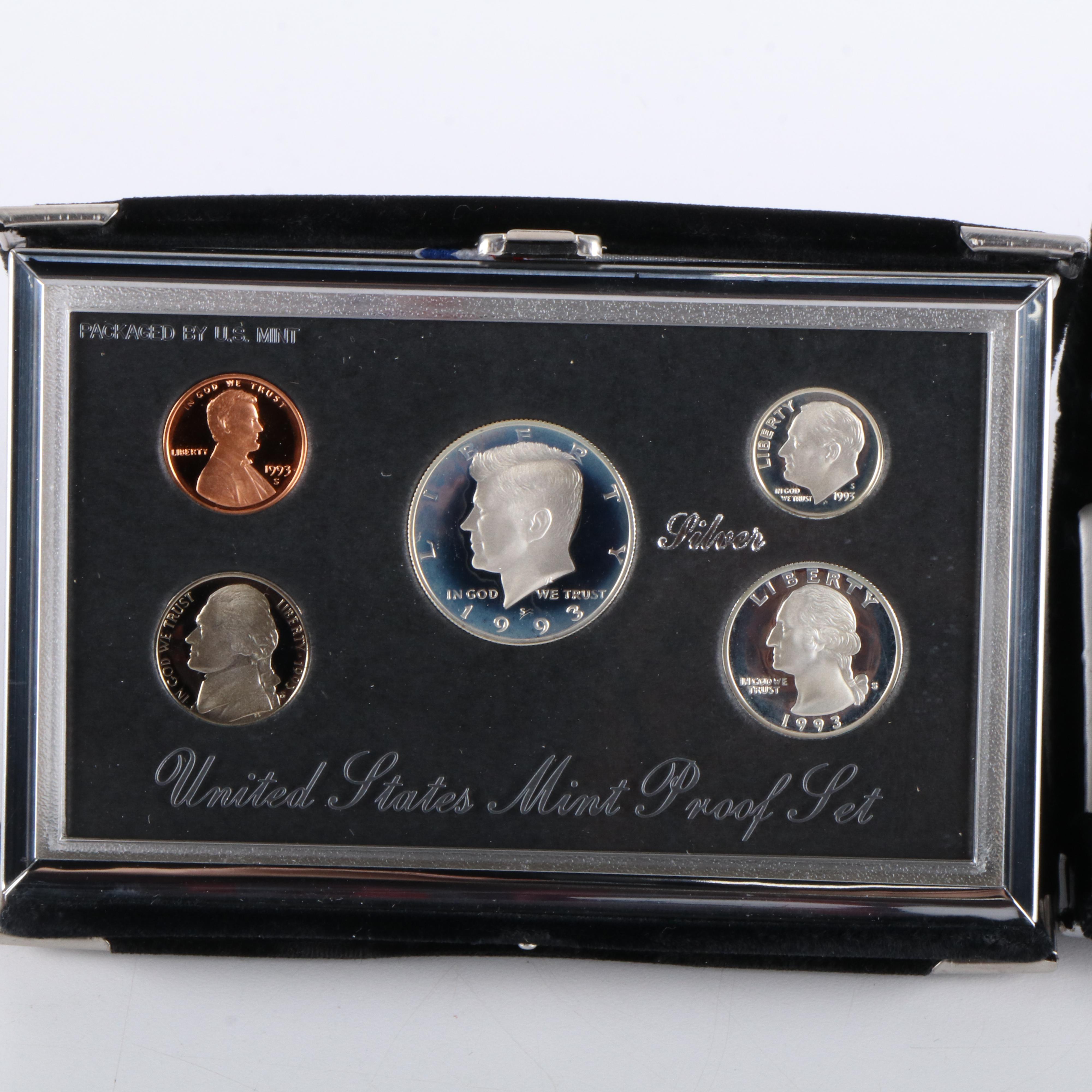 Two Modern Premier Slver Proof Sets, 1992 and 1993