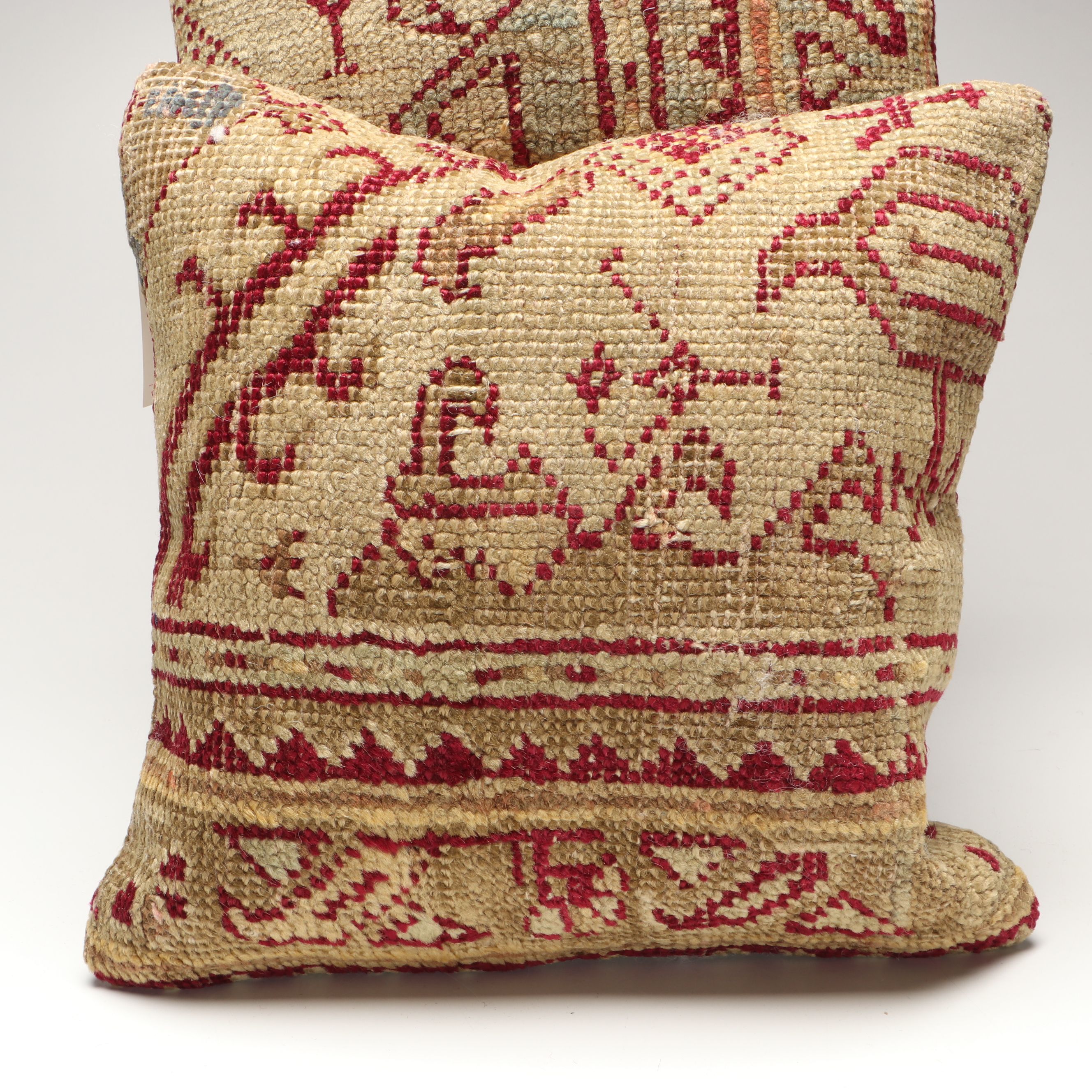 J & D Oriental Rugs Woven Wool Decorative Throw Pillows