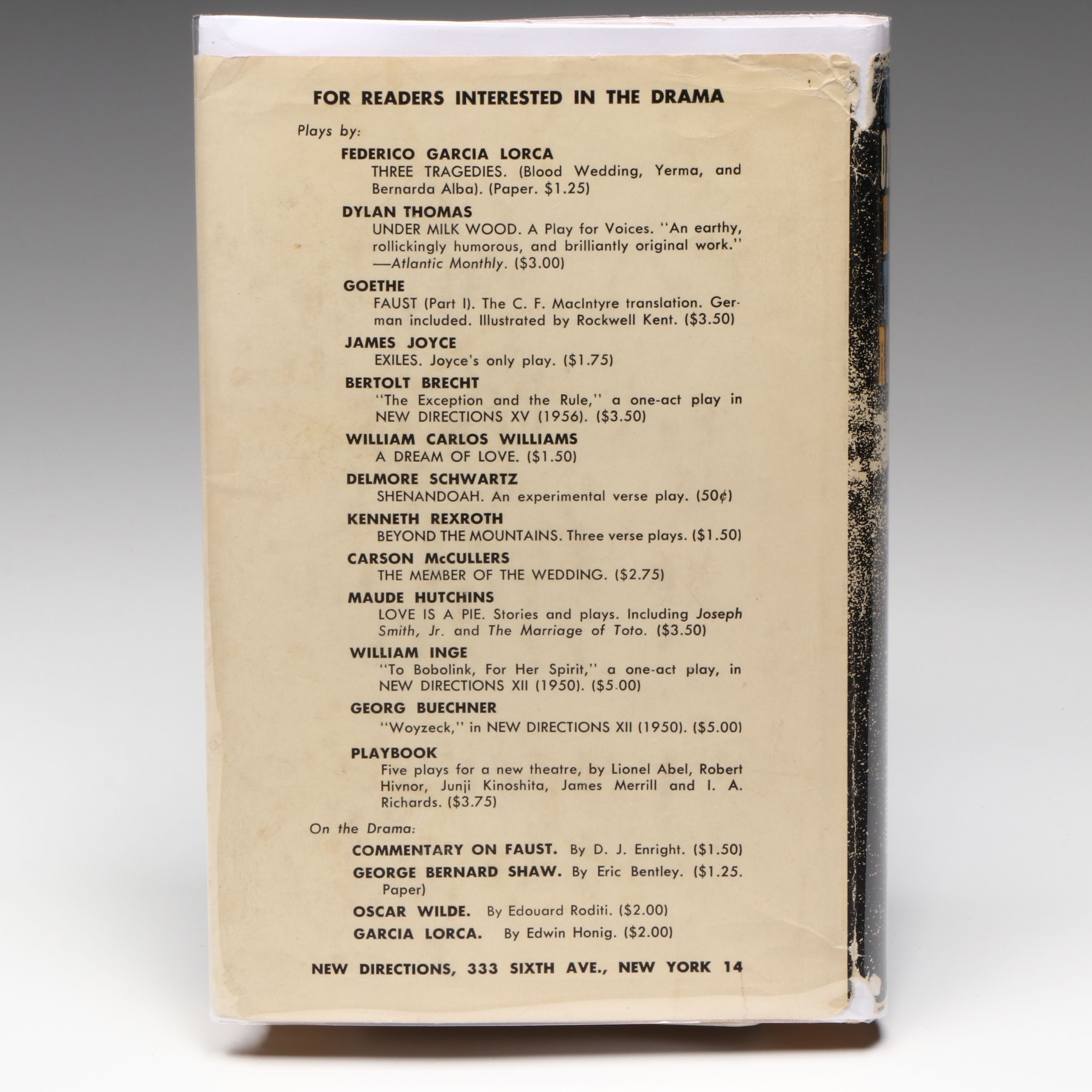 First Edition, Fourth Printing "Cat on a Hot Tin Roof" by Tennessee Williams