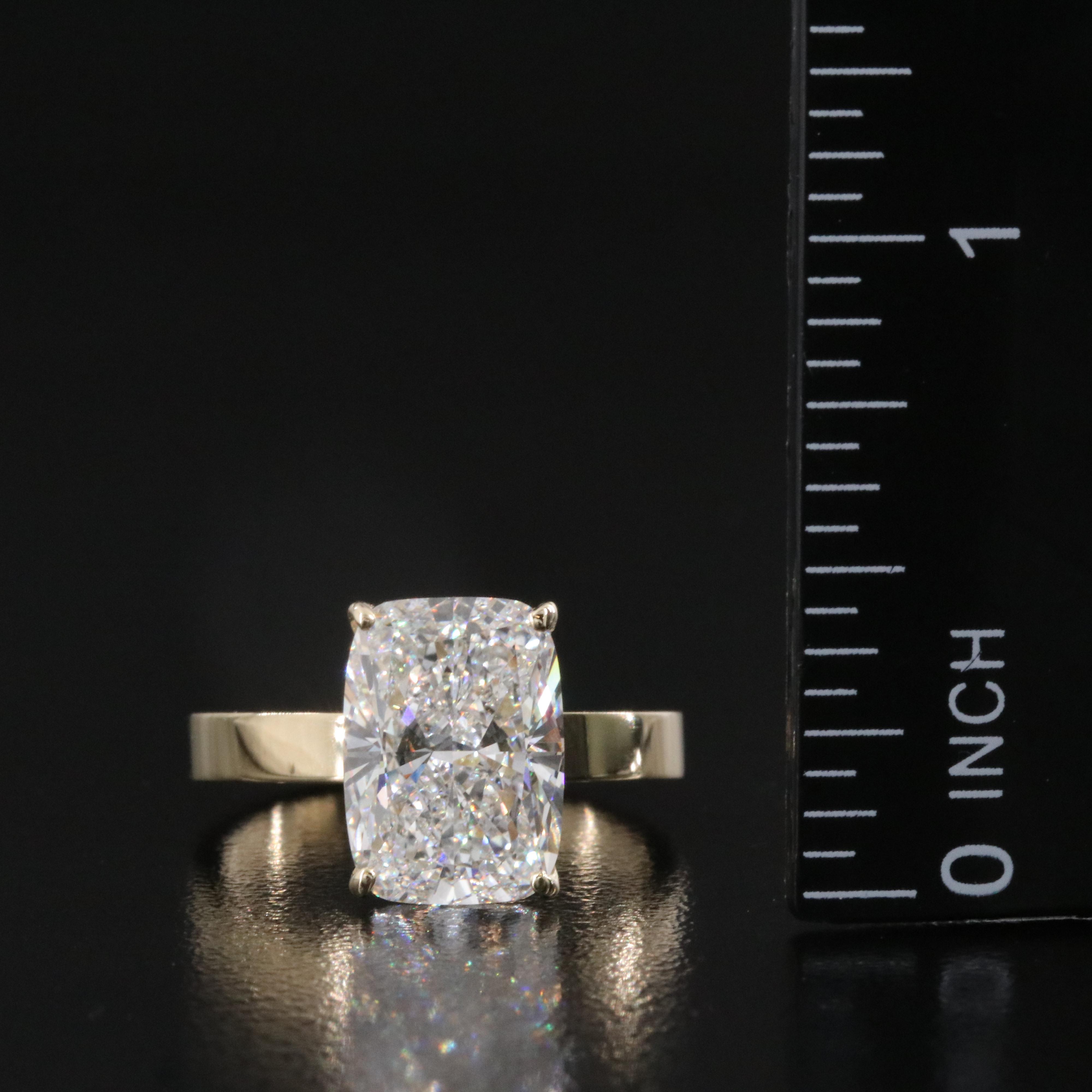 14K 5.03 CT Lab Grown Diamond Ring with IGI Report