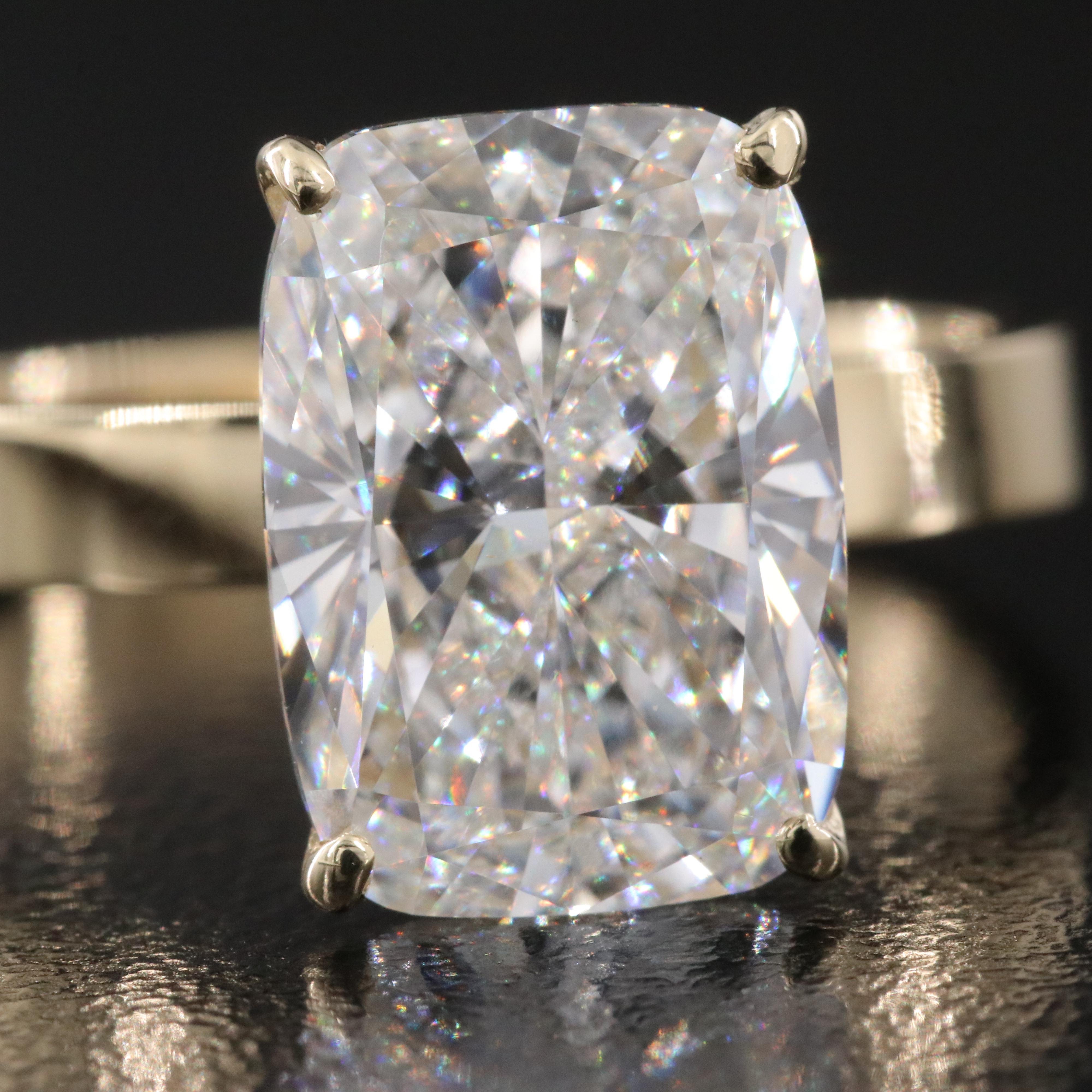 14K 5.03 CT Lab Grown Diamond Ring with IGI Report
