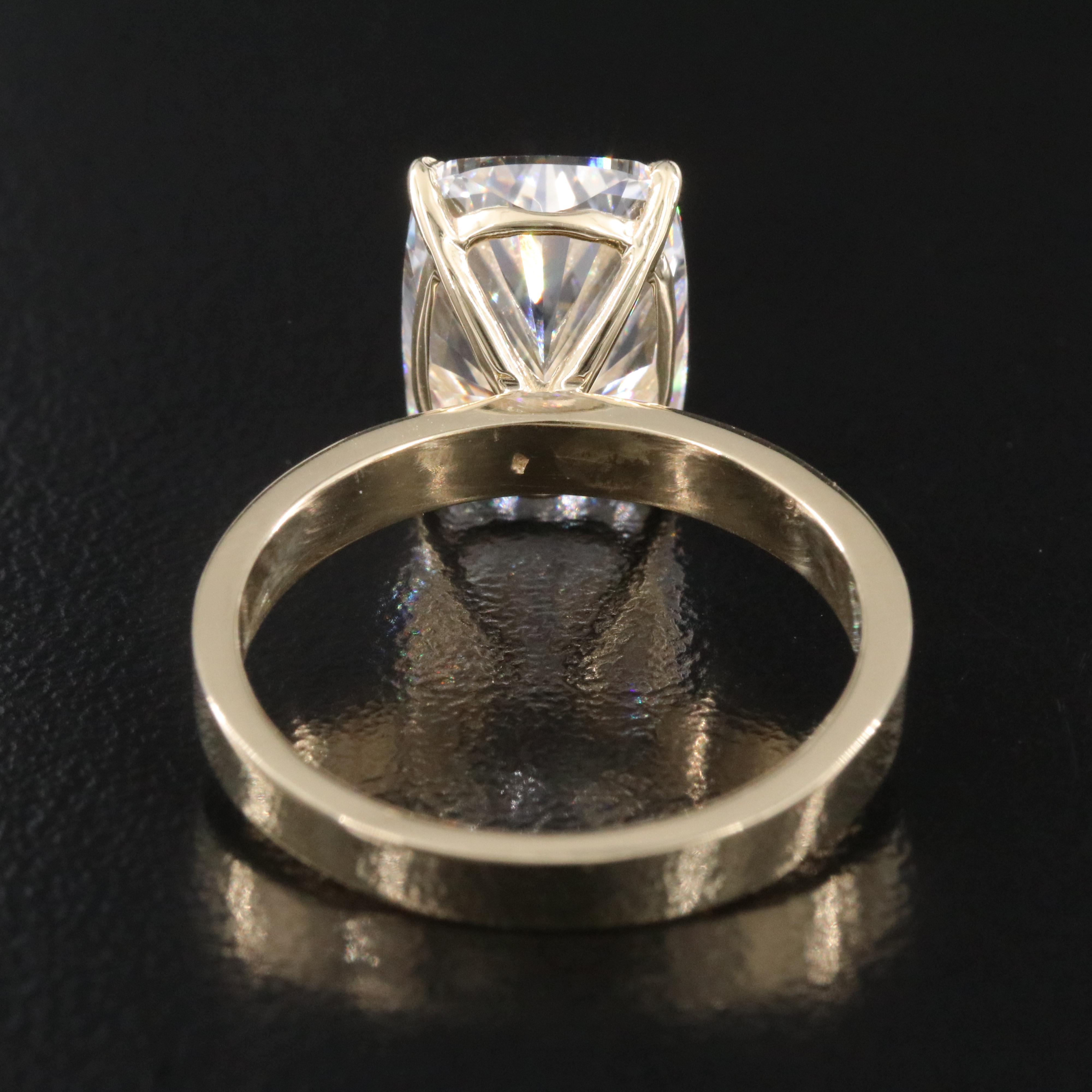 14K 5.03 CT Lab Grown Diamond Ring with IGI Report