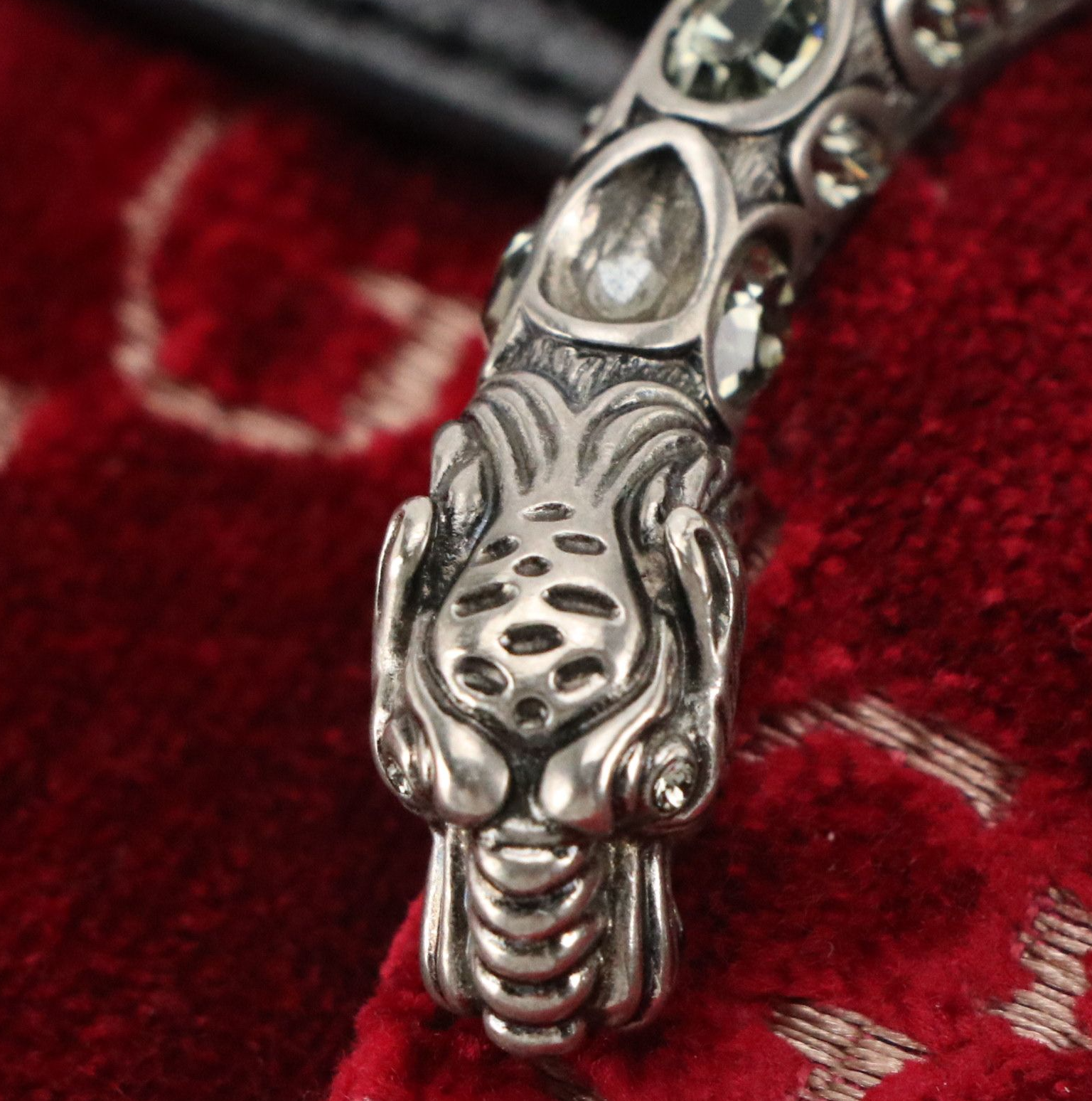 Gucci Crystal Dionysus Mini Bag in Jumbo GG Velvet Jacquard and Leather