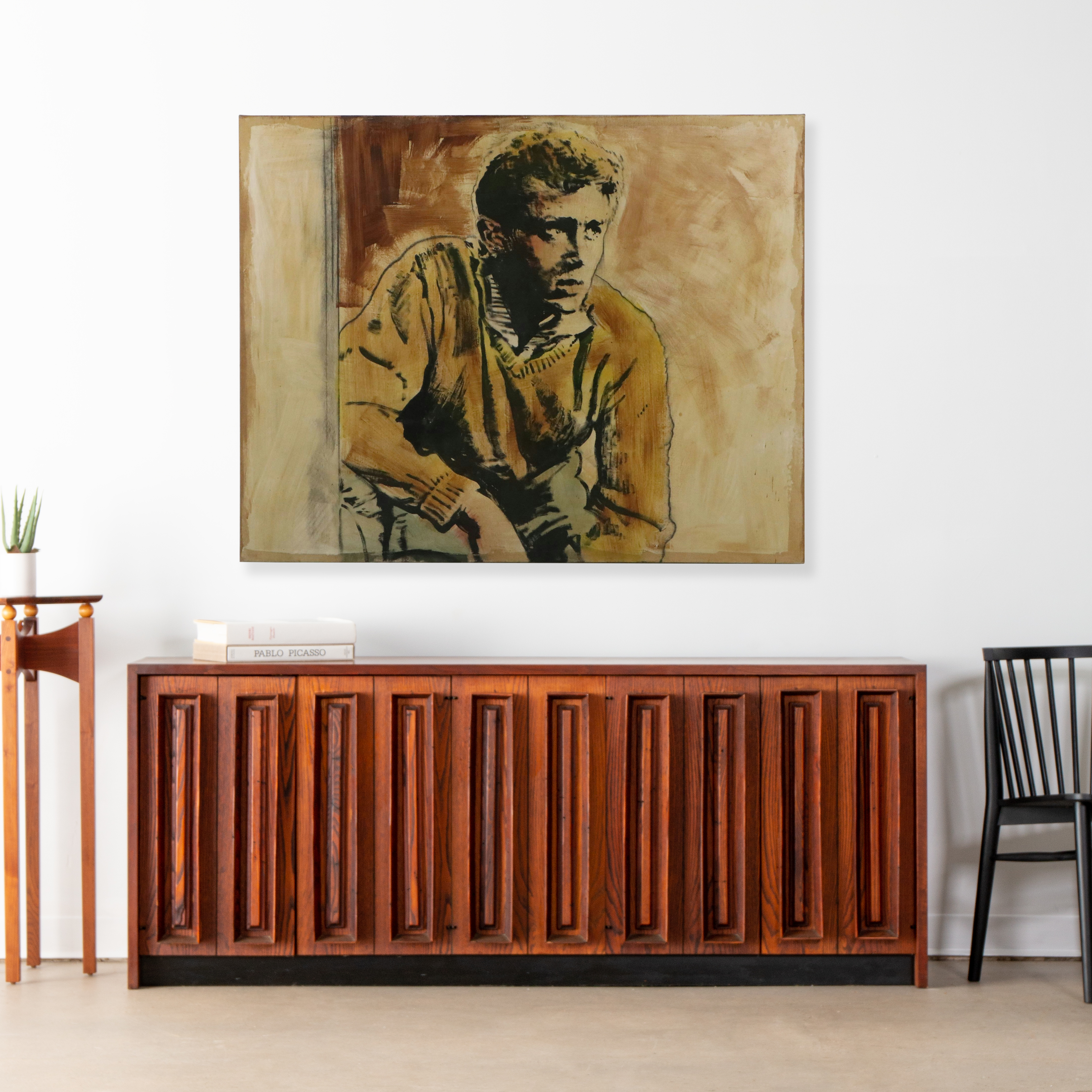 Patrick McCarthy Acrylic Painting of James Dean, 1999