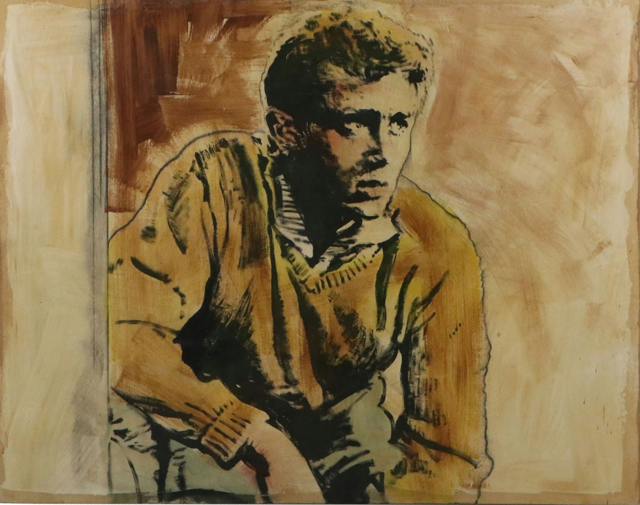 Patrick McCarthy Acrylic Painting of James Dean, 1999