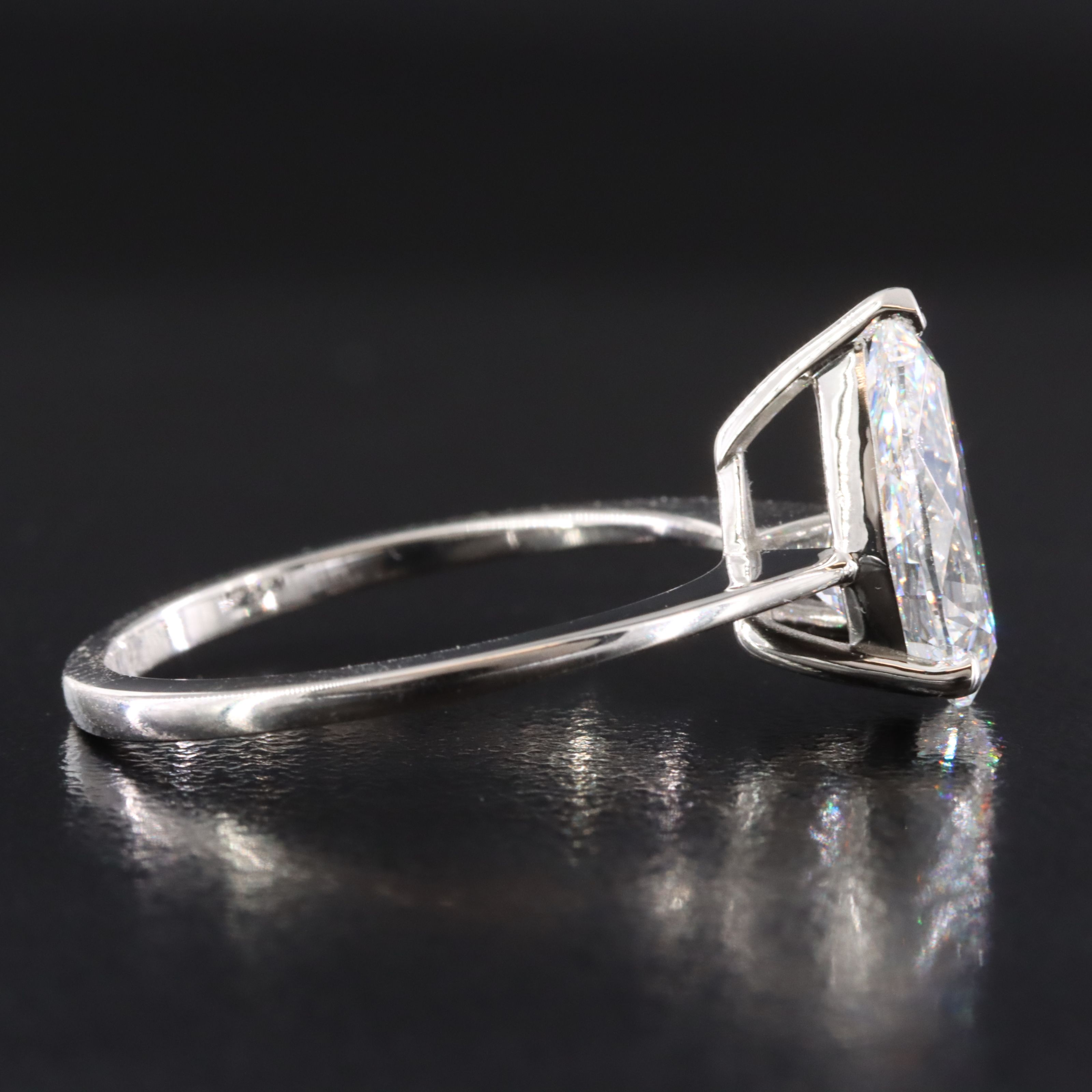 Platinum 1.97 CT Lab Grown Diamond Solitaire Ring with IGI report