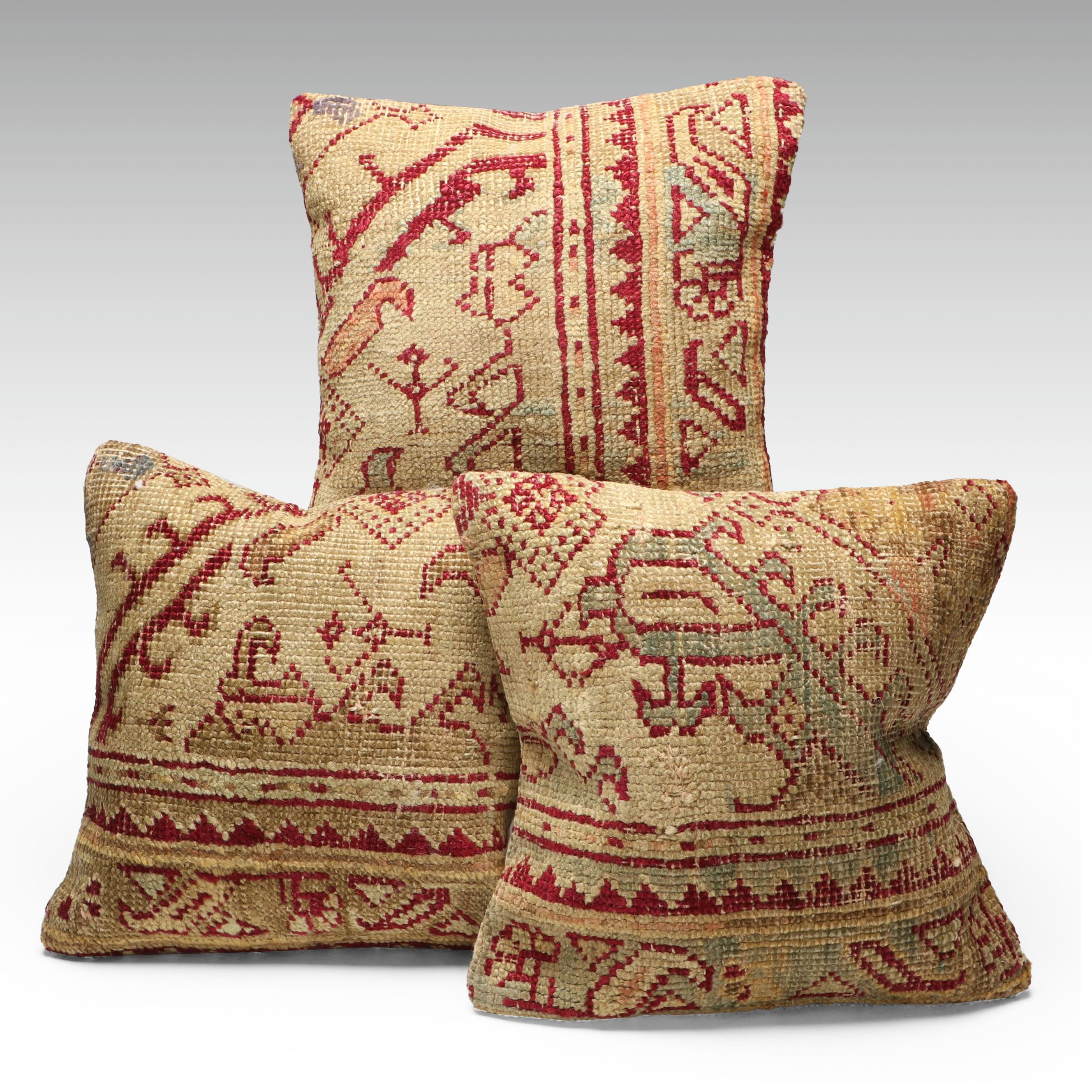 J & D Oriental Rugs Woven Wool Decorative Throw Pillows