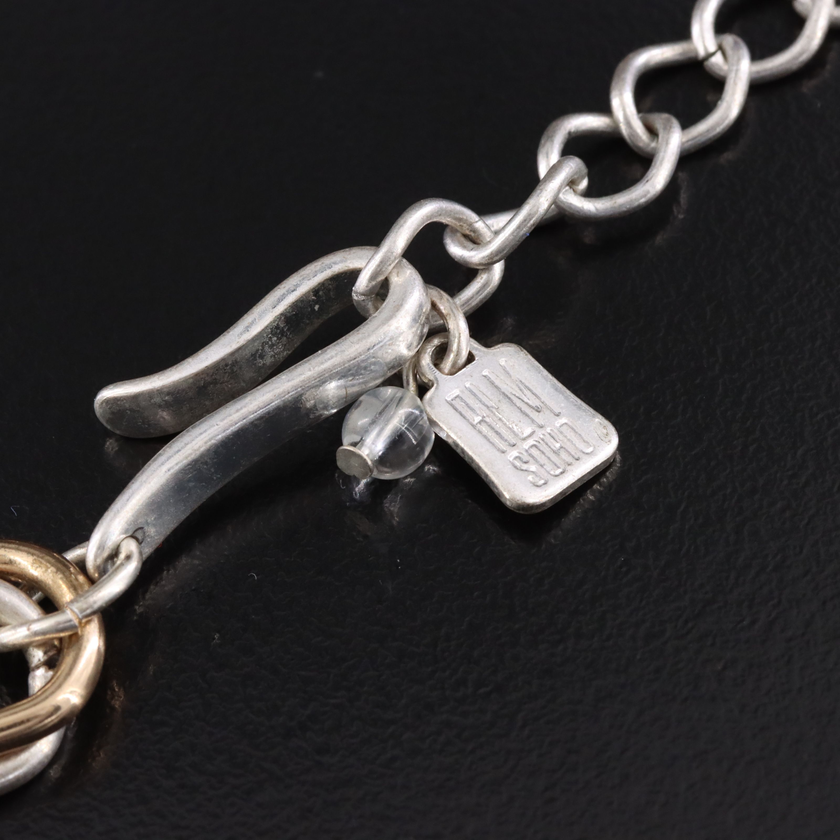 Vintage Robert Lee Morris Paper Clip Link Necklace