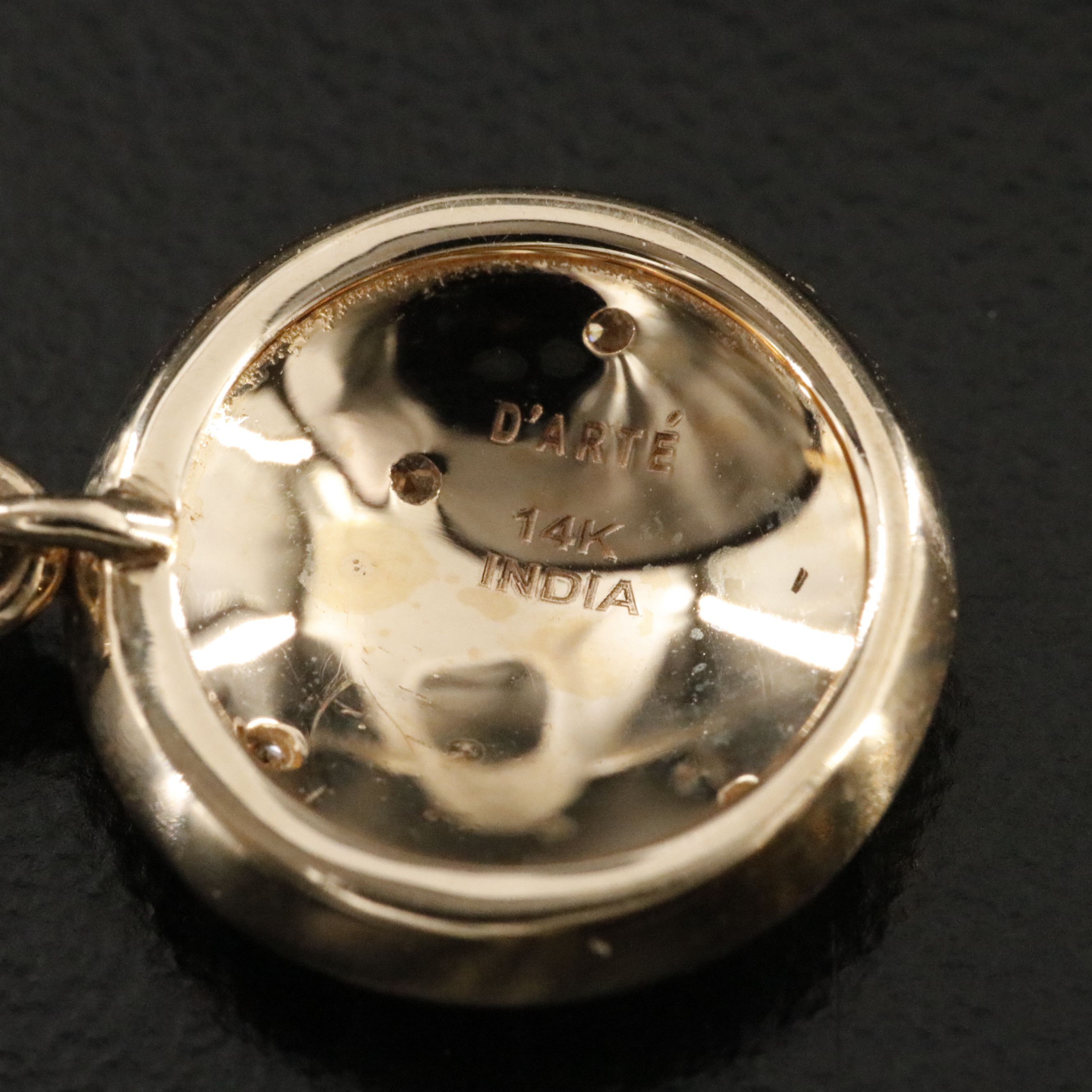 14K Tourmaline and Diamond Drop Earrings