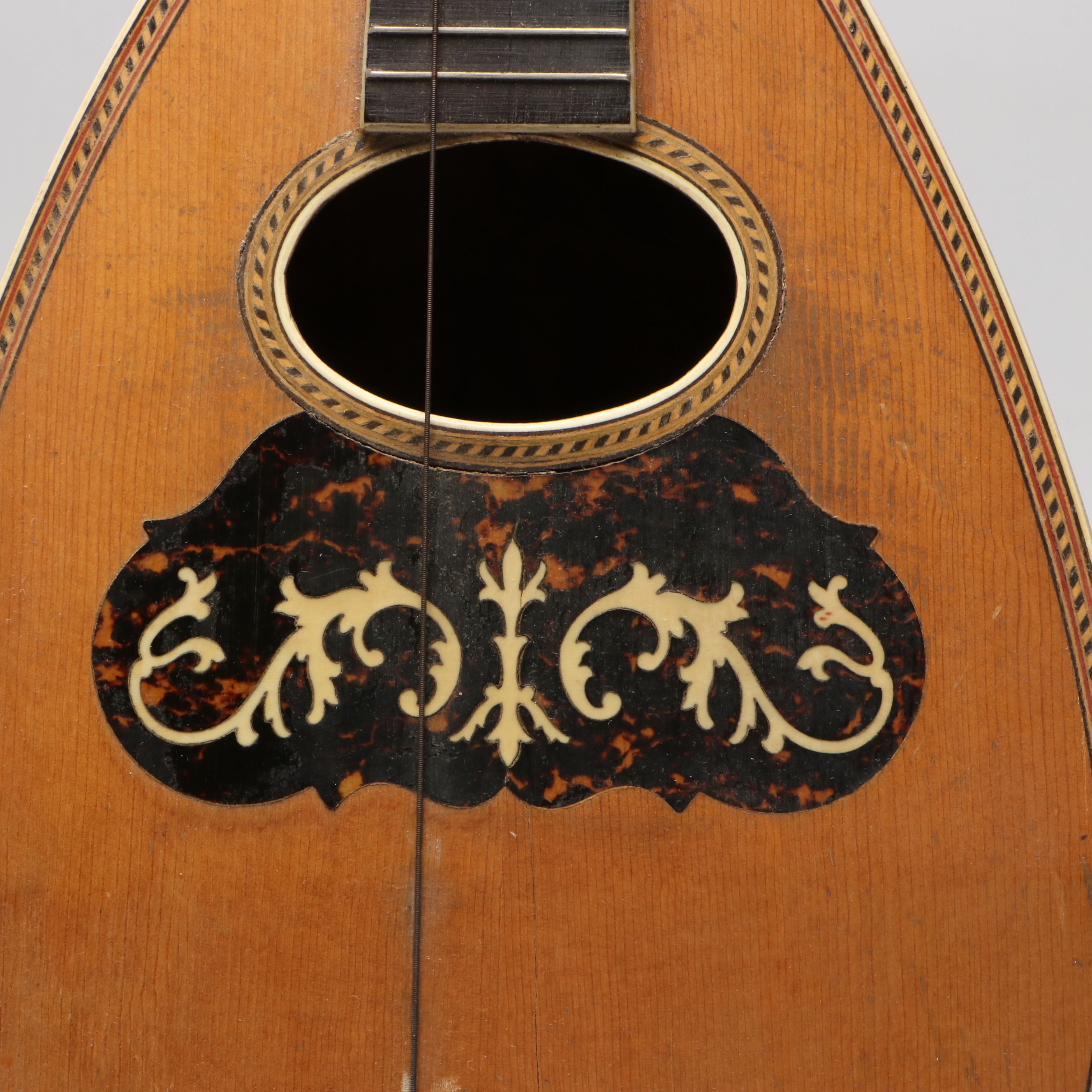 Neopolitan Style Bowl Back Mandolin, Late 19th/Early 20th Century