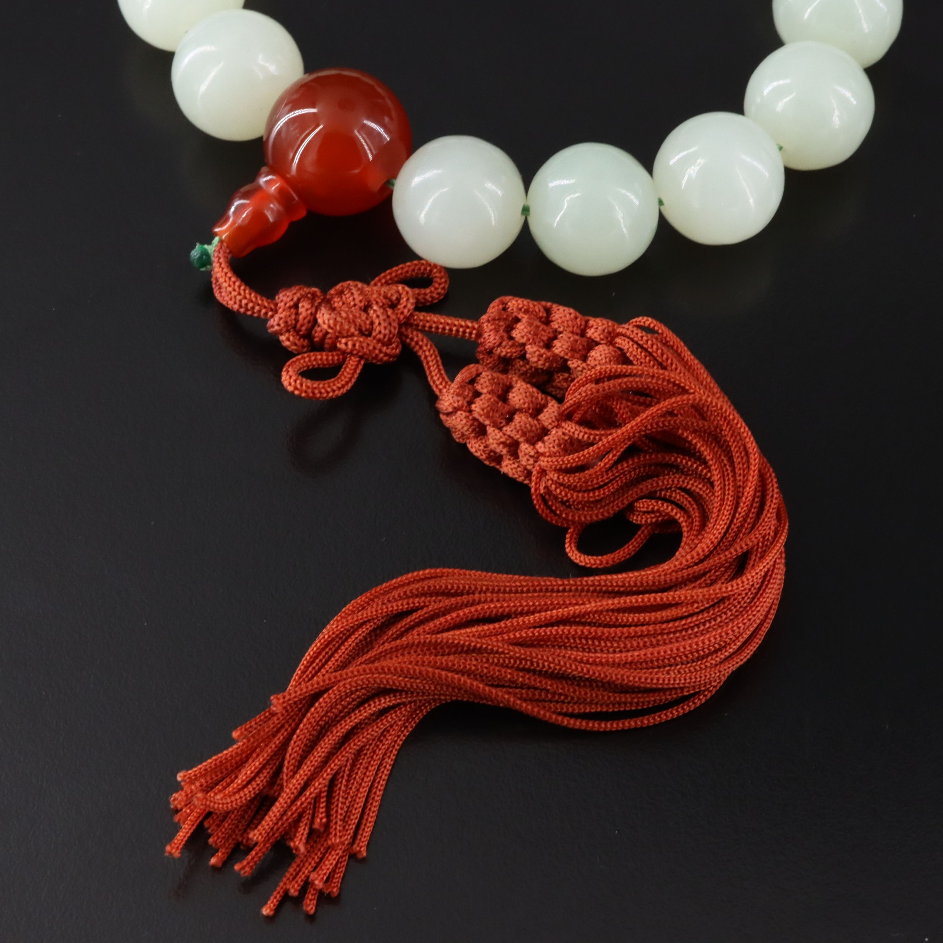 Antique Chinese Jade Bracelet, Belt Hook and Ring