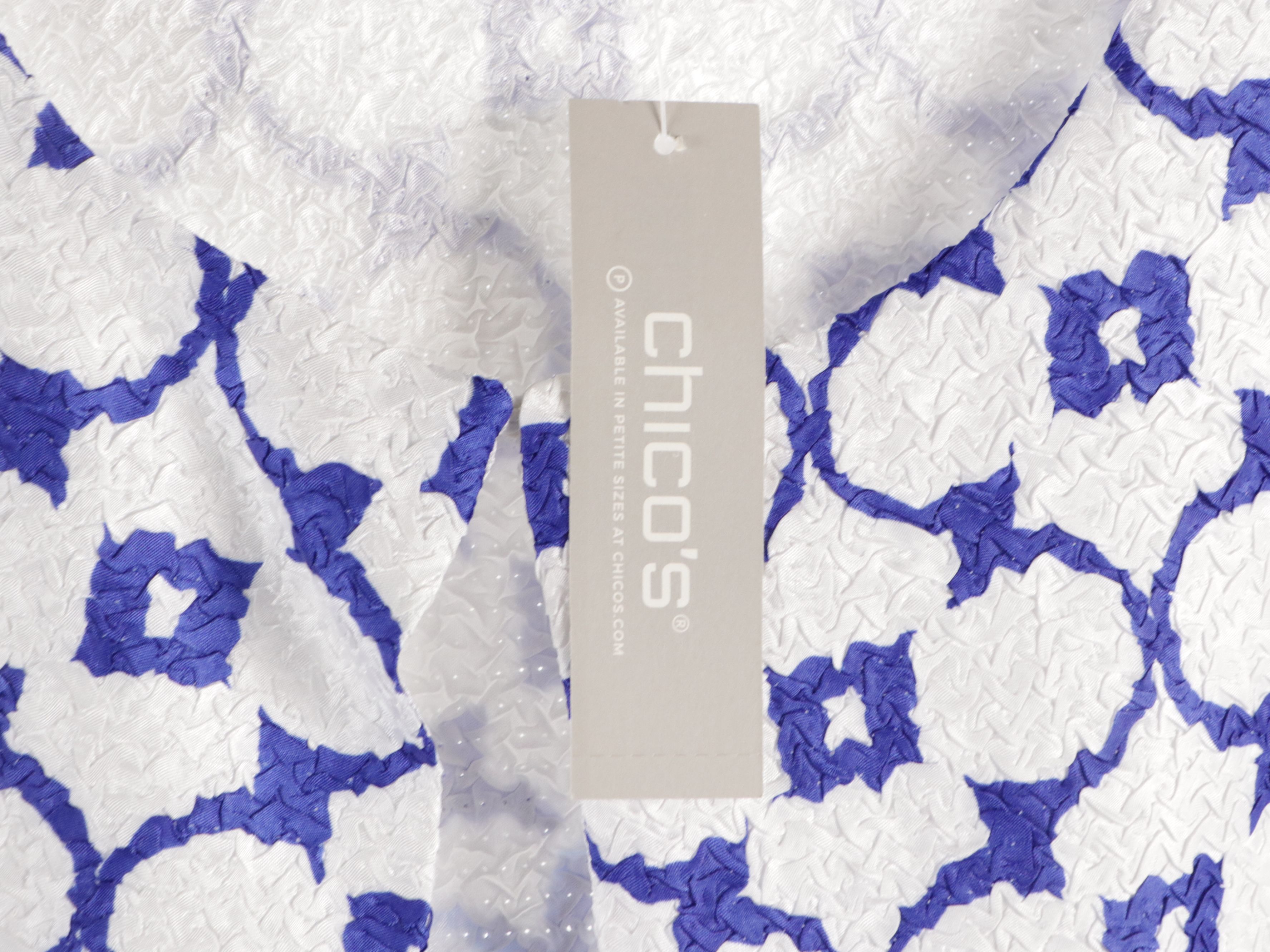 Chico's Patterned Cotton Blouses, Tweed Jacket and Moroccan Print Jacket