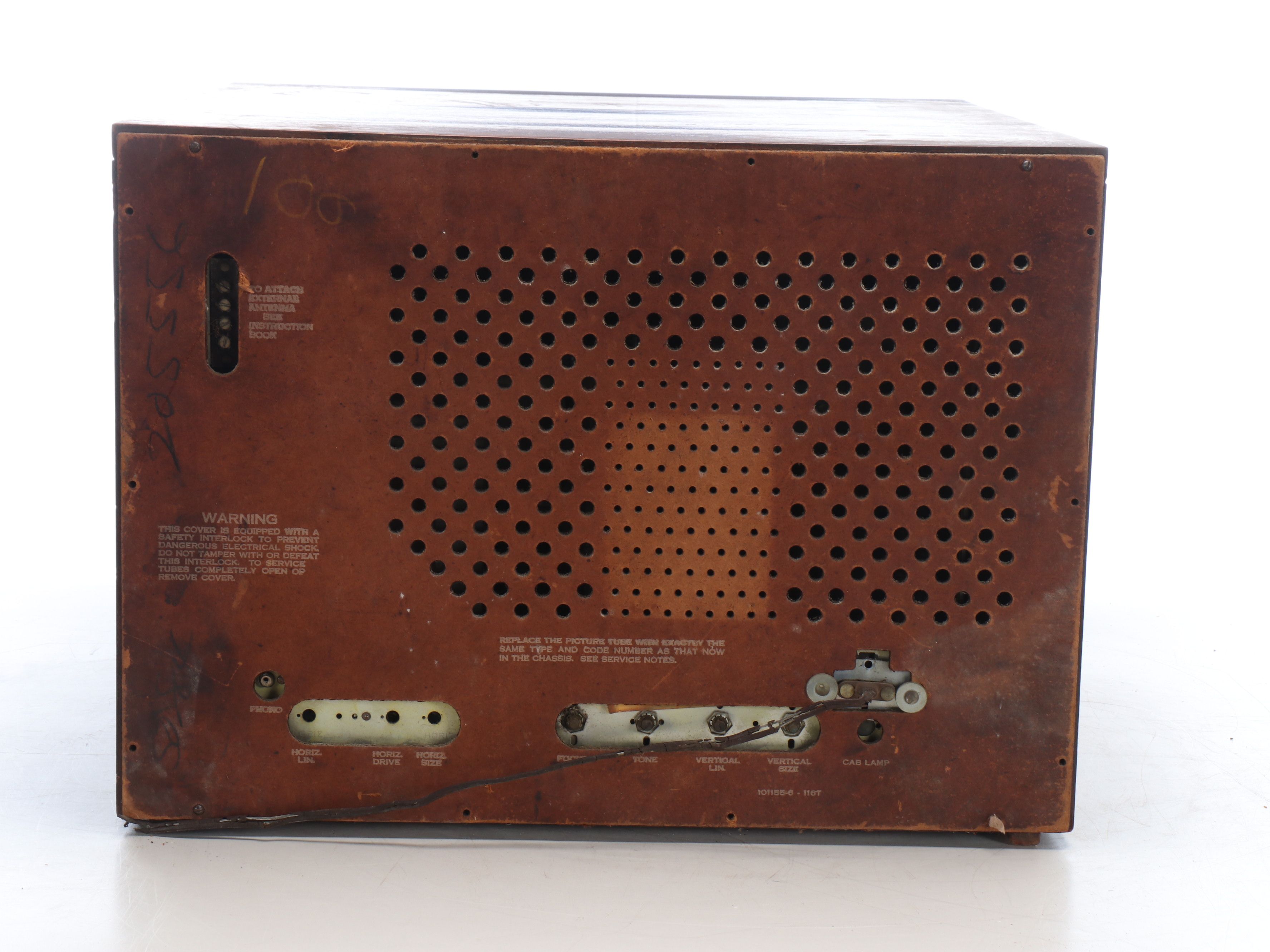 Stromberg-Carlson Wood Television Cabinet, 1950s