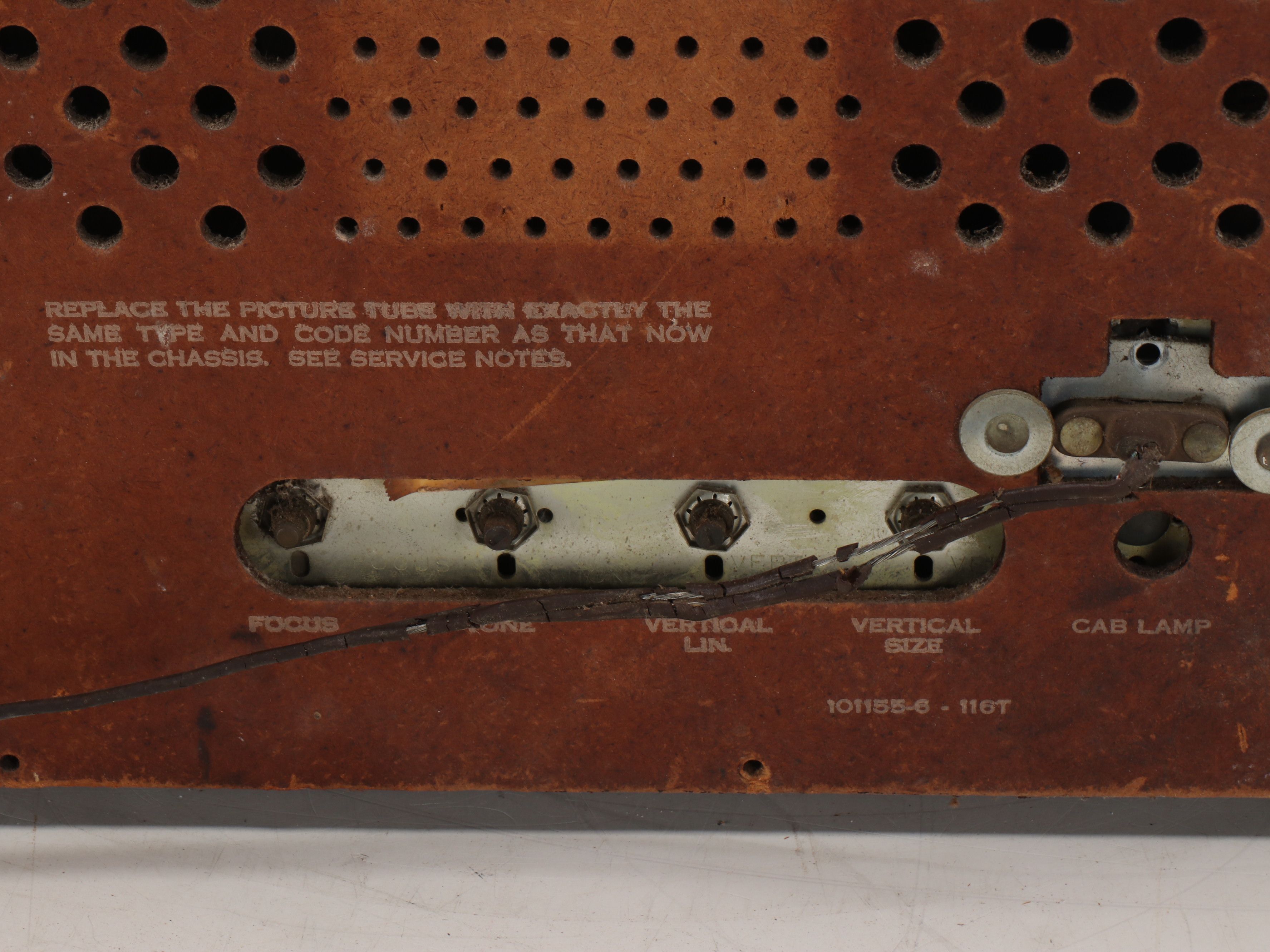 Stromberg-Carlson Wood Television Cabinet, 1950s