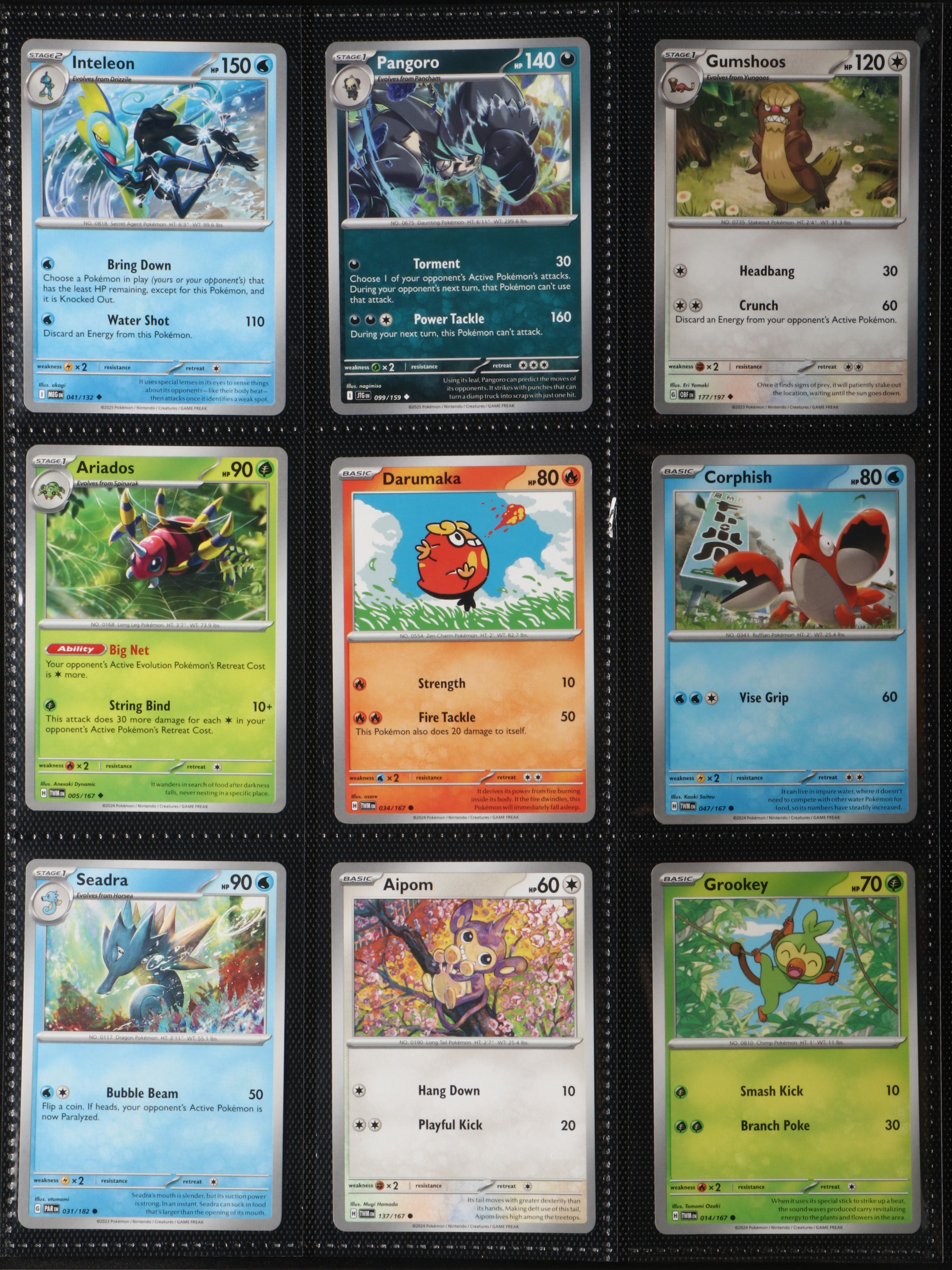 Pokémon Card Collection Featuring Holo Kyogre, Fezandipiti and More, 2010s-2020s