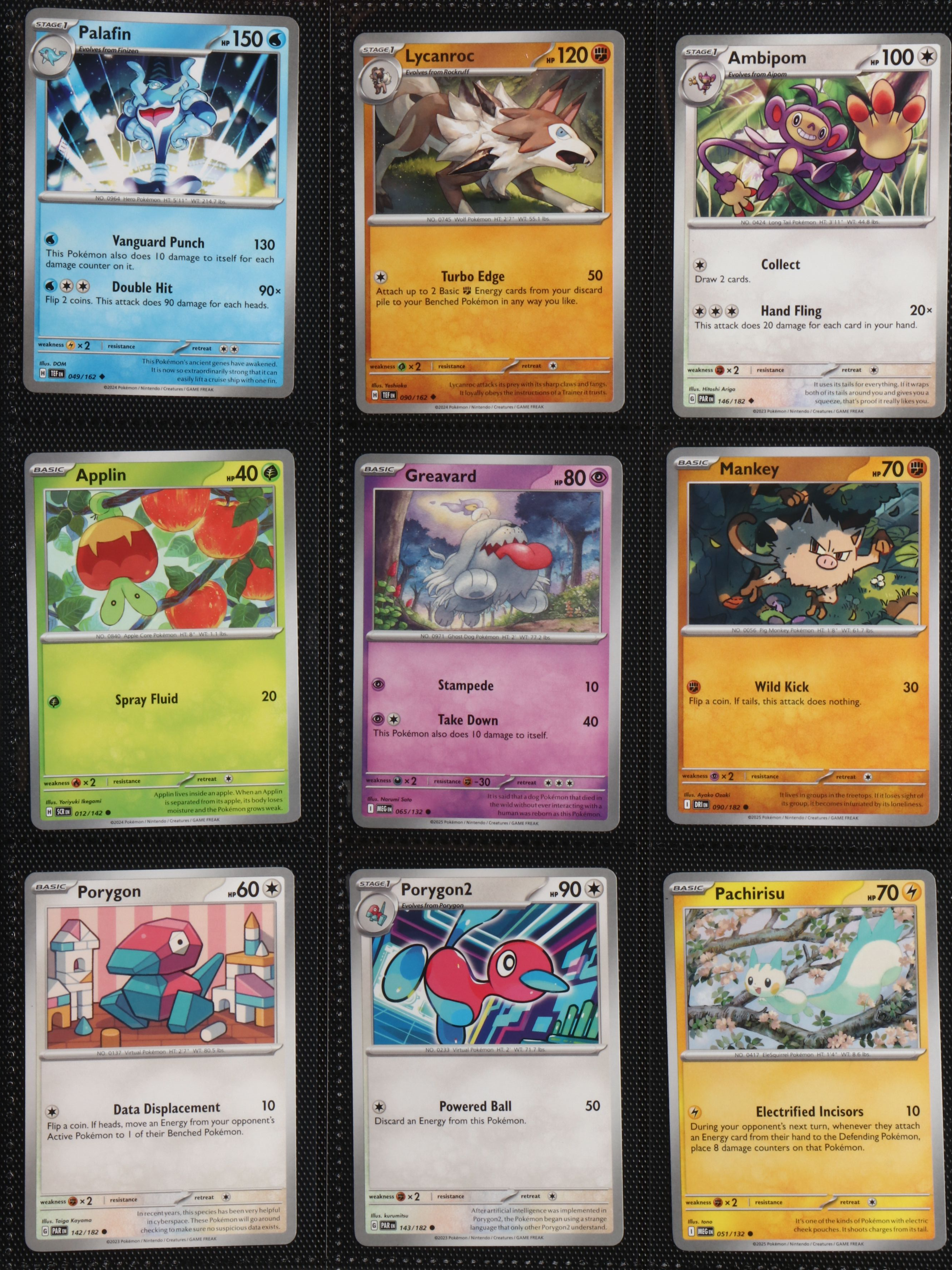 Pokémon Card Collection Featuring Holo Kyogre, Fezandipiti and More, 2010s-2020s