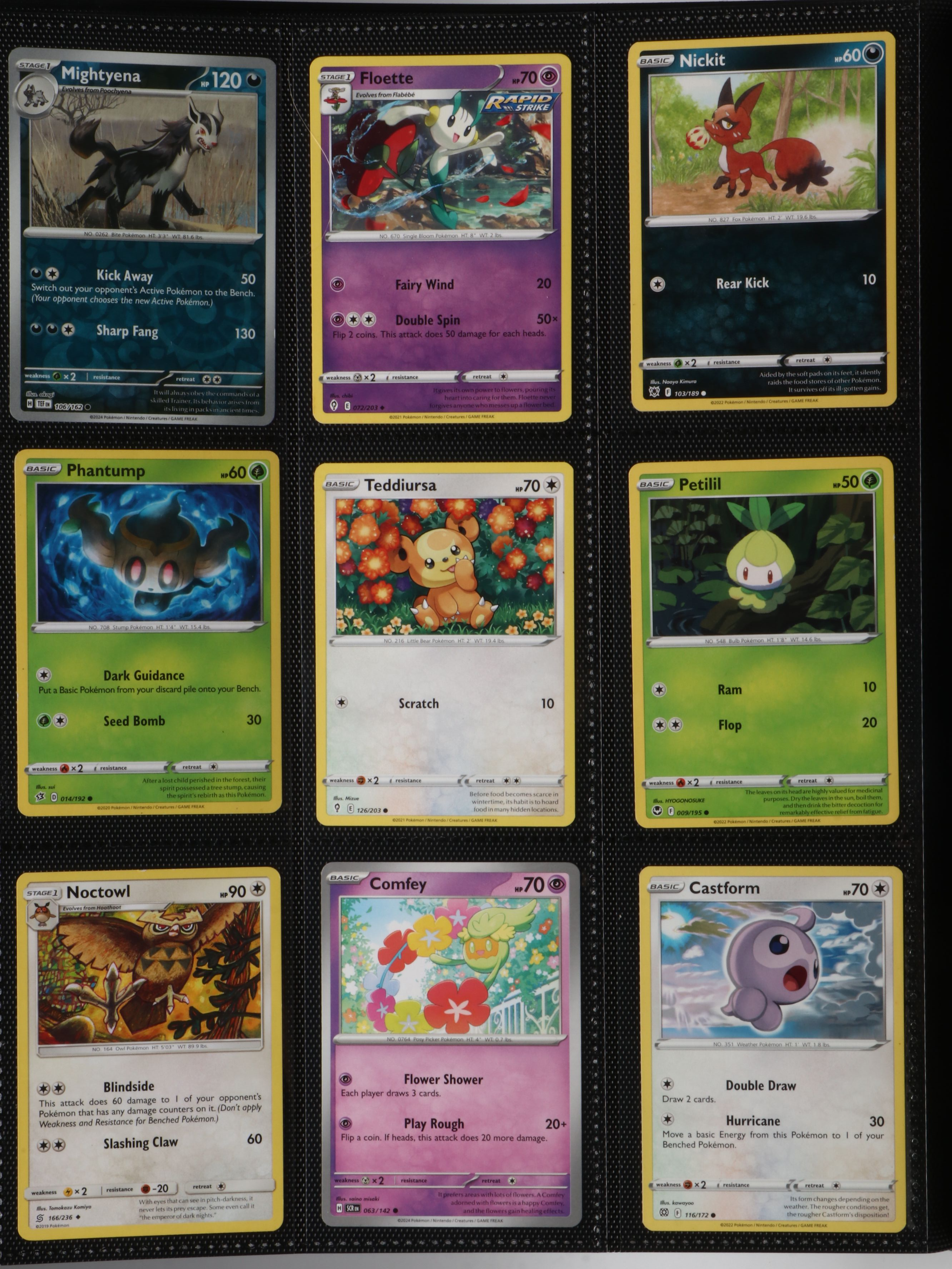 Pokémon Card Collection Featuring Holo Kyogre, Fezandipiti and More, 2010s-2020s