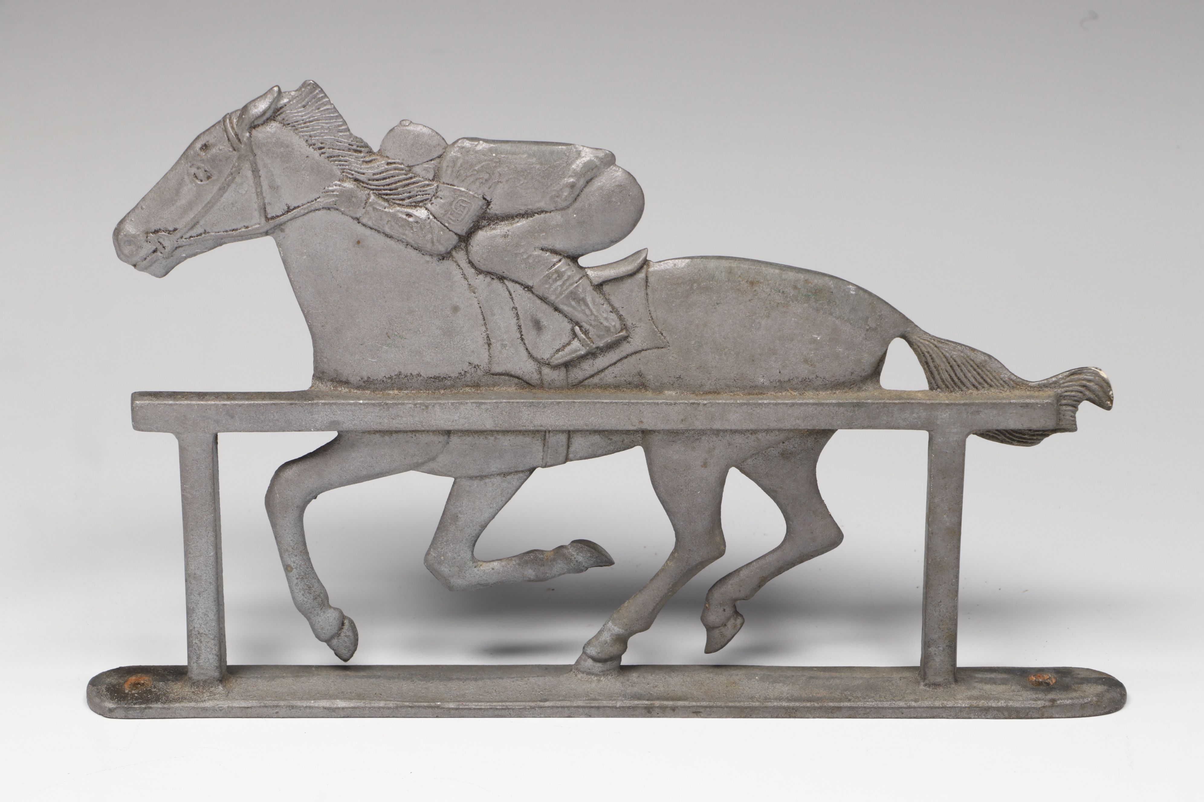 Louisville Stoneware "My Old Kentucky Home" Figure, Racing Horse Finial and More