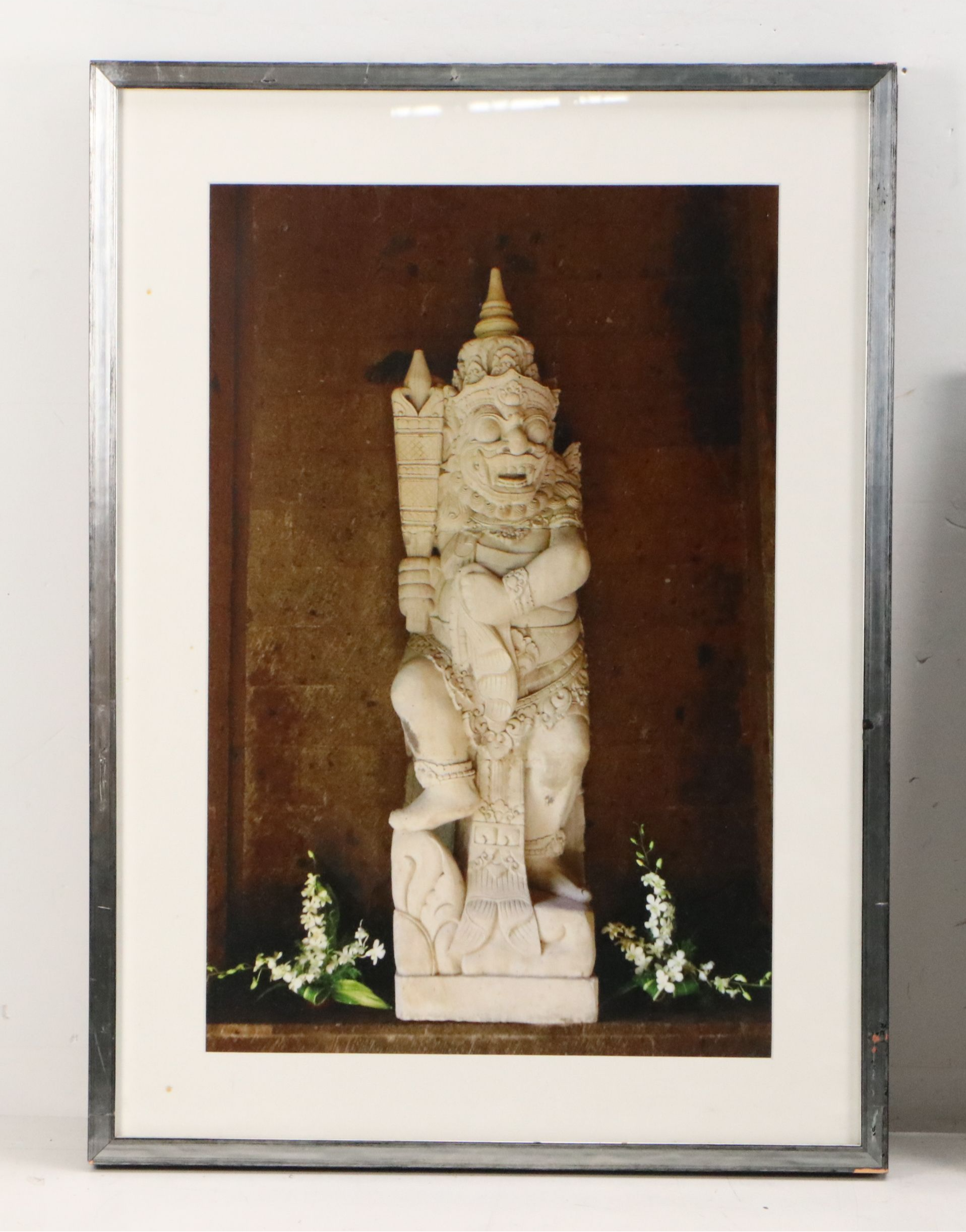 Giclées of Balinese Guardian Statue and View from Hotel Cipriani