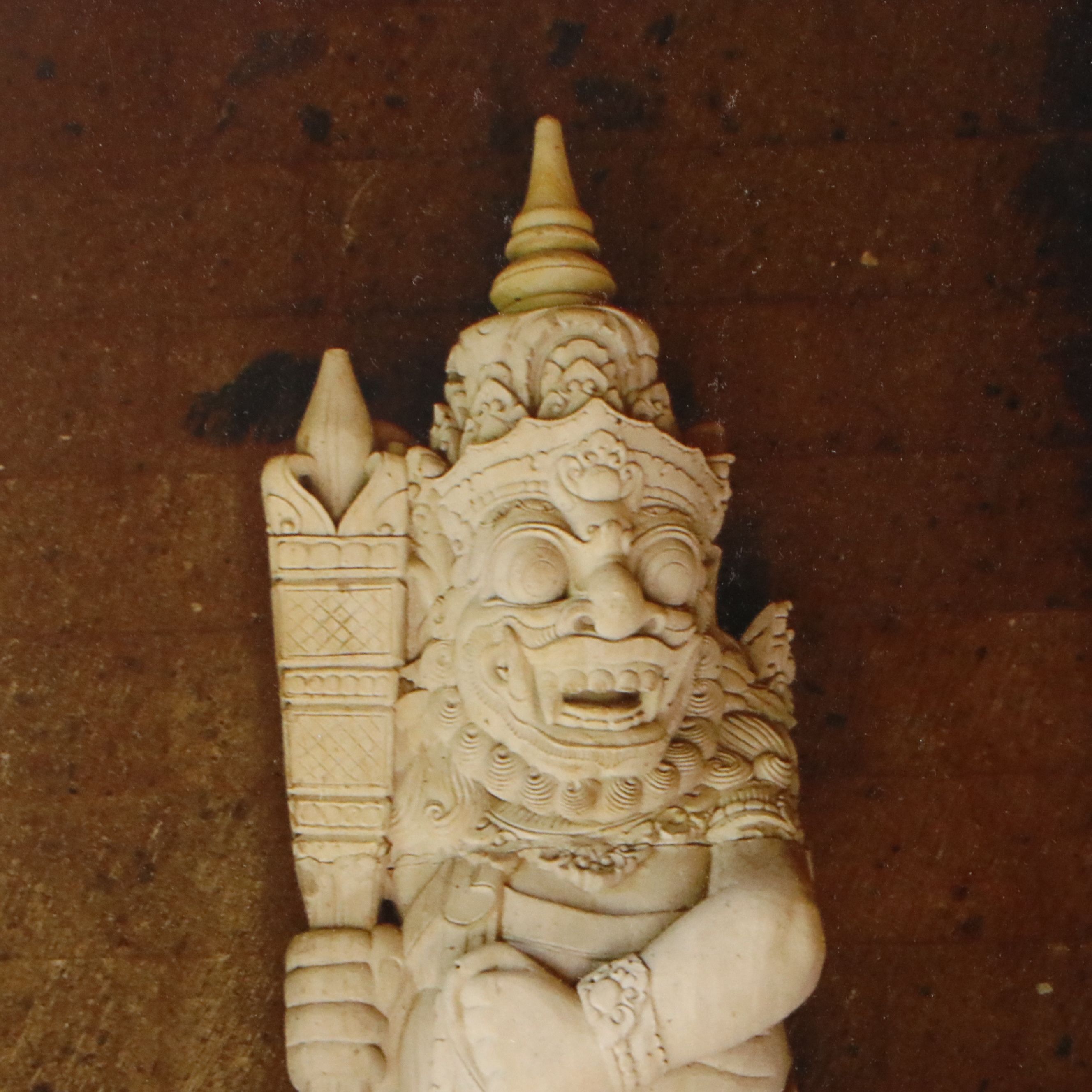 Giclées of Balinese Guardian Statue and View from Hotel Cipriani