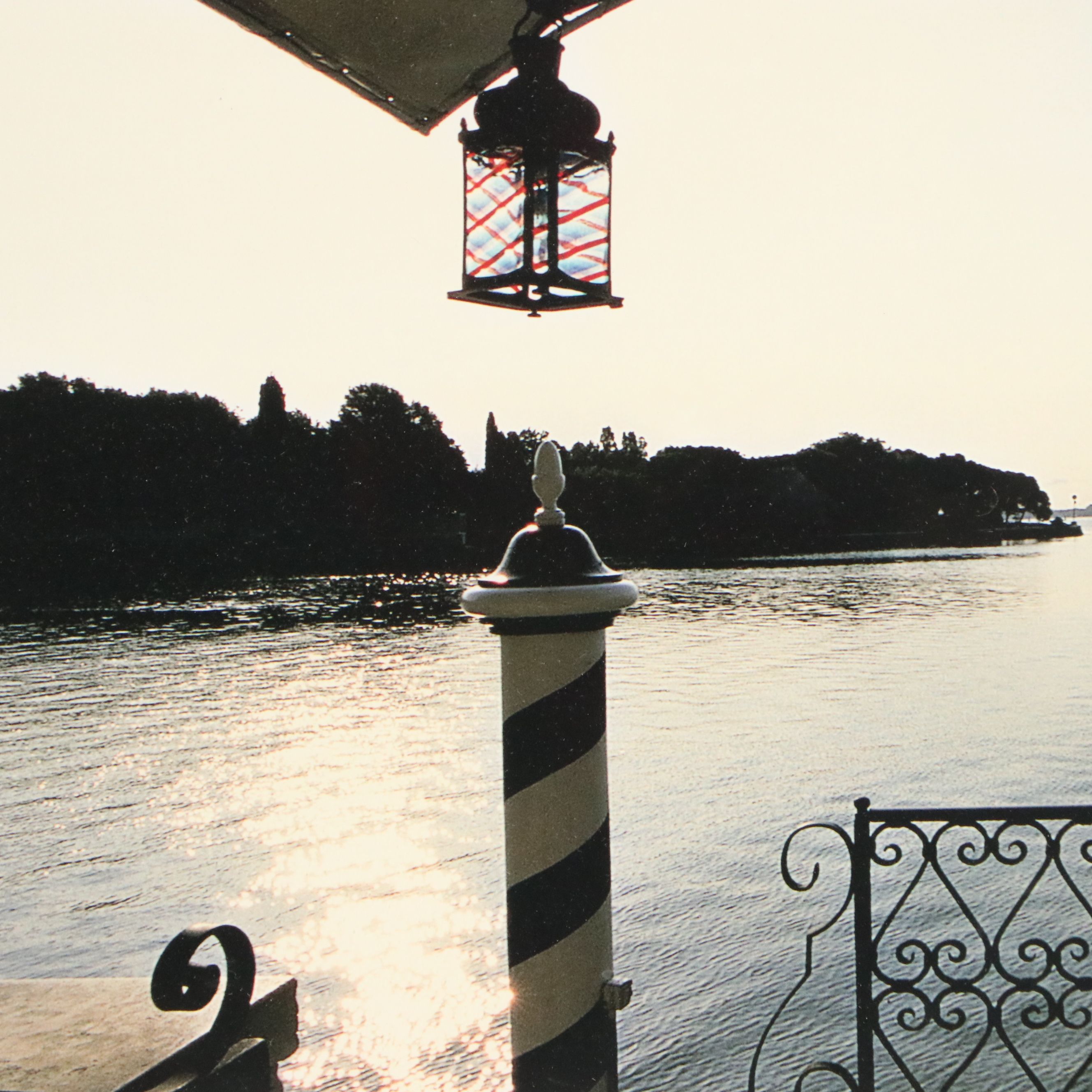 Giclées of Balinese Guardian Statue and View from Hotel Cipriani