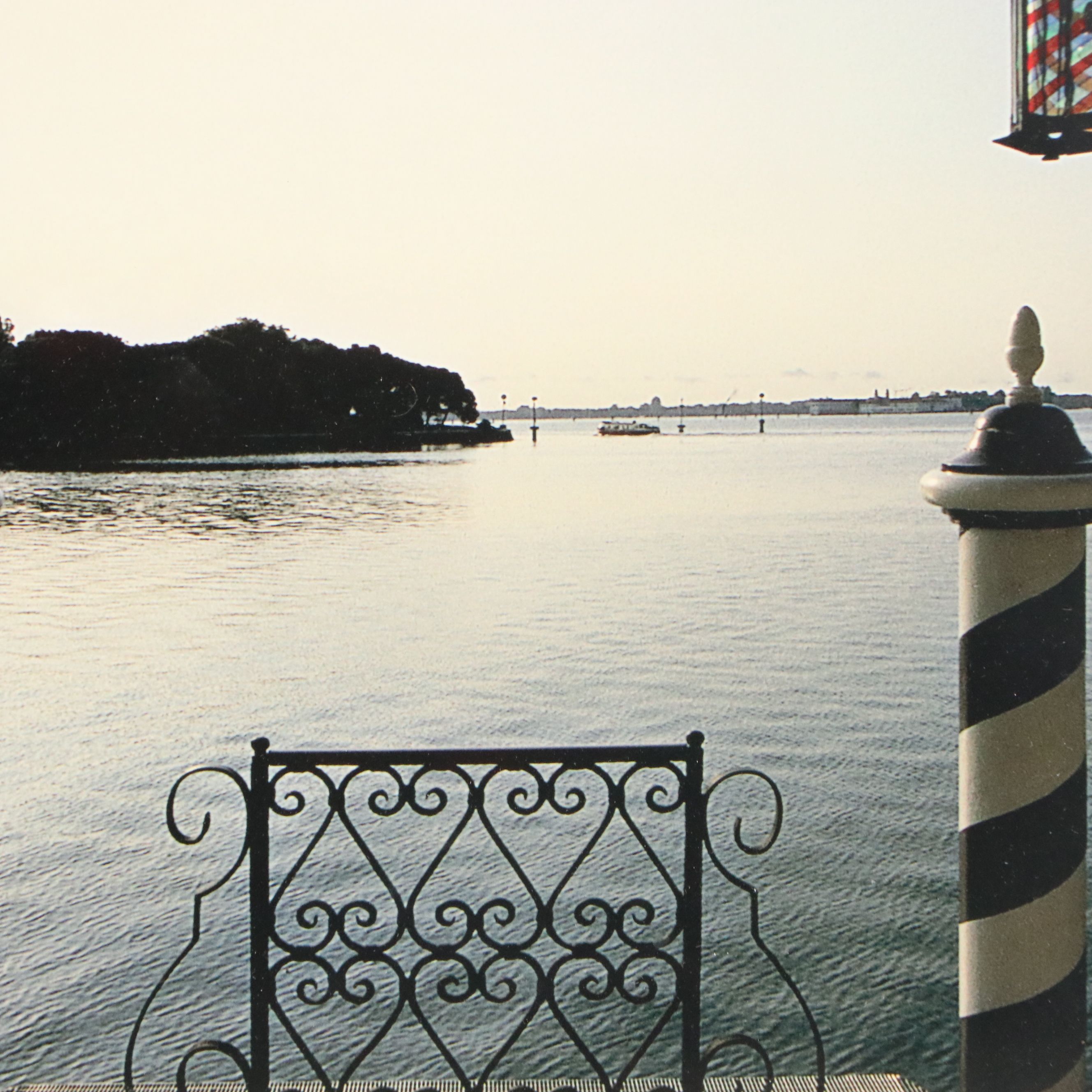 Giclées of Balinese Guardian Statue and View from Hotel Cipriani