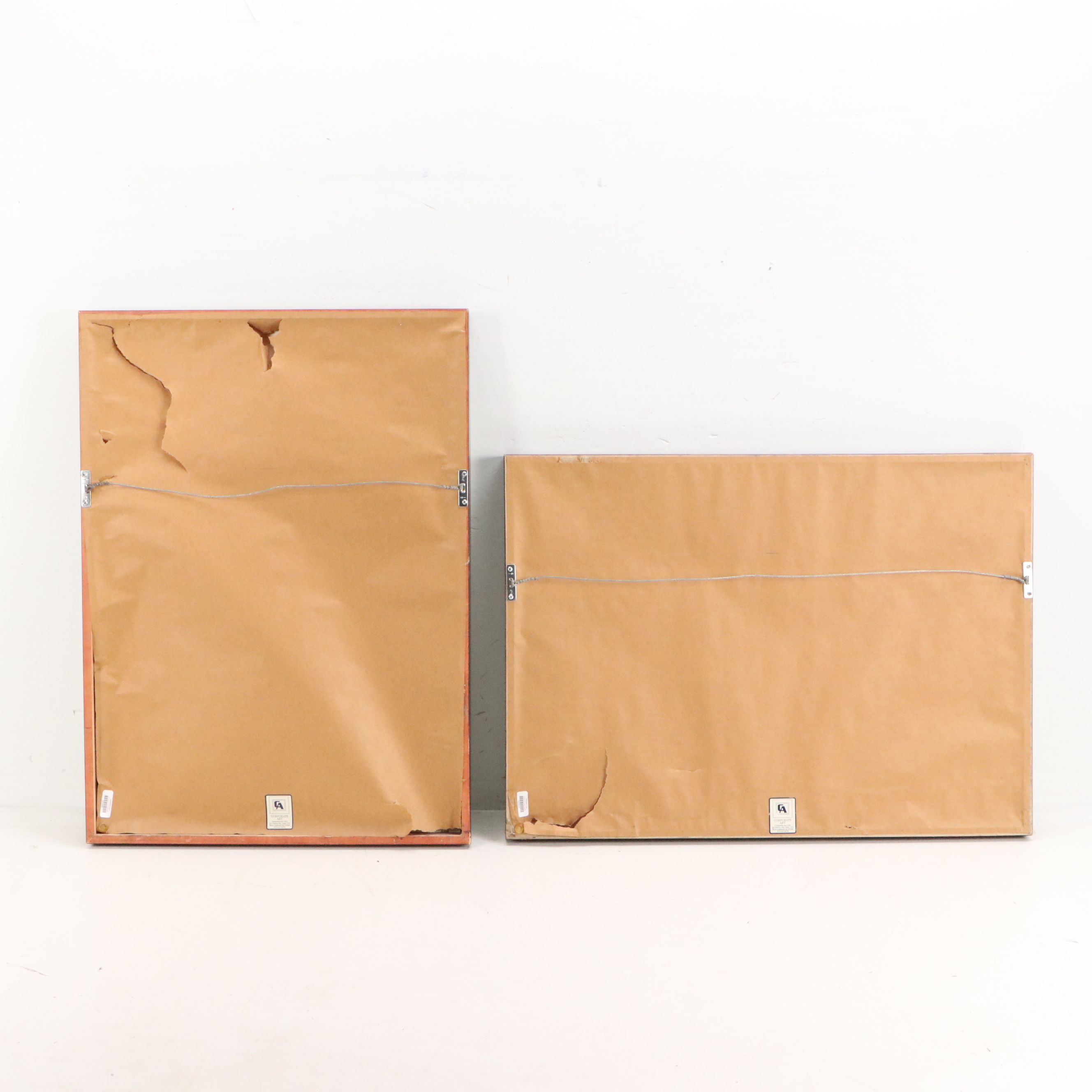 Giclées of Balinese Guardian Statue and View from Hotel Cipriani