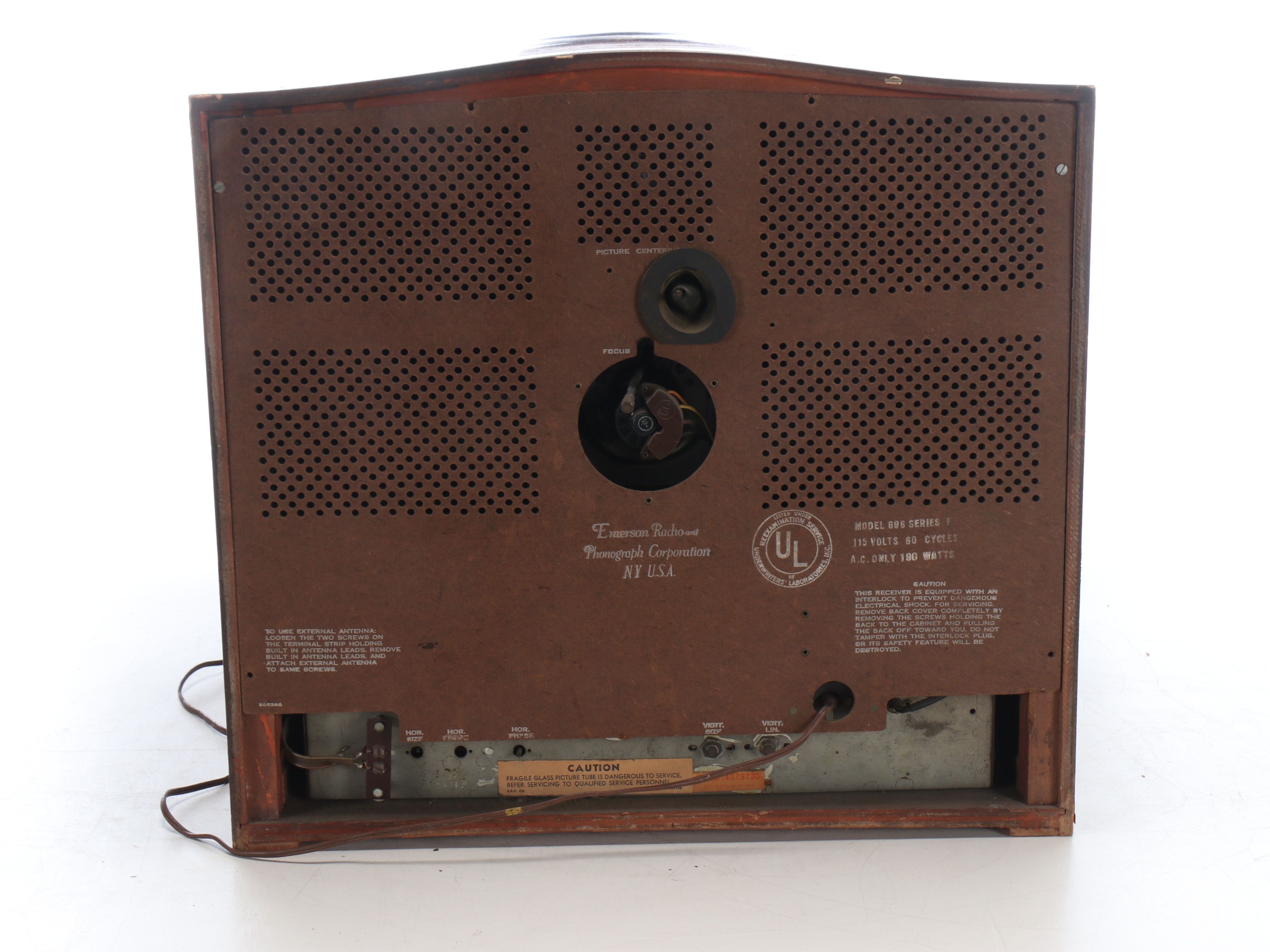 Emerson Radio & Phonograph Corp. Model 696 TV, 1950s