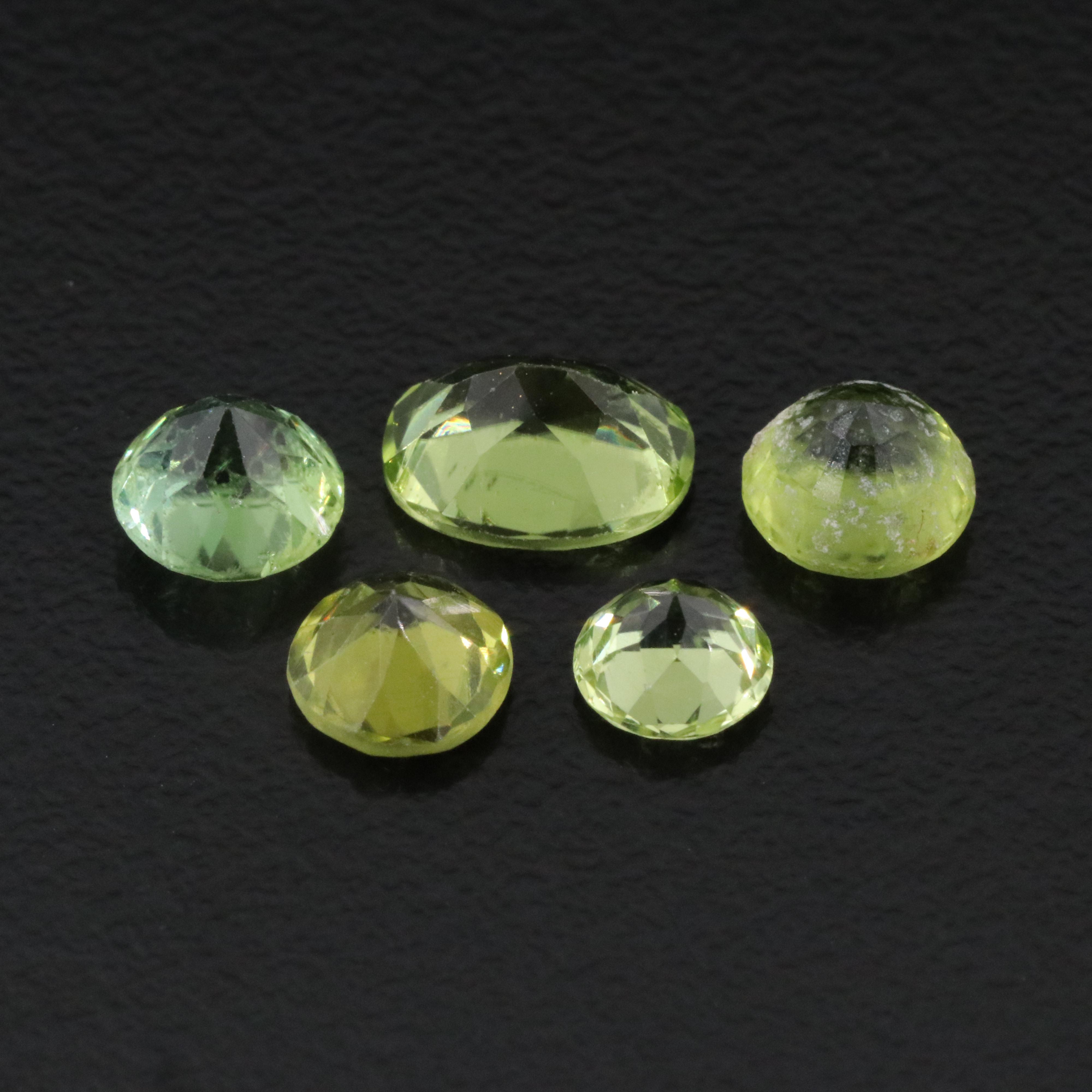 Loose 4.95 CTW Peridot Lot