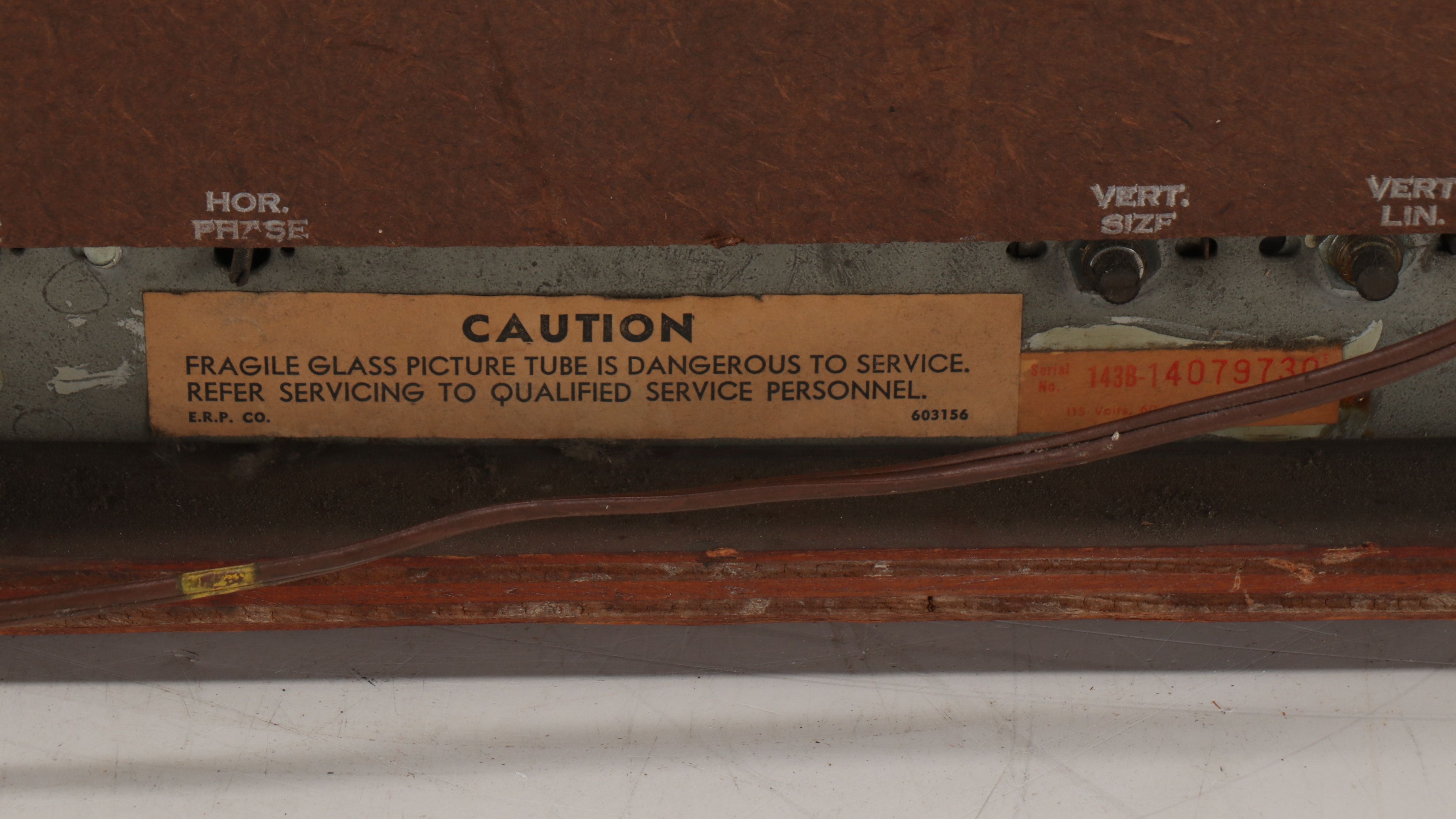 Emerson Radio & Phonograph Corp. Model 696 TV, 1950s