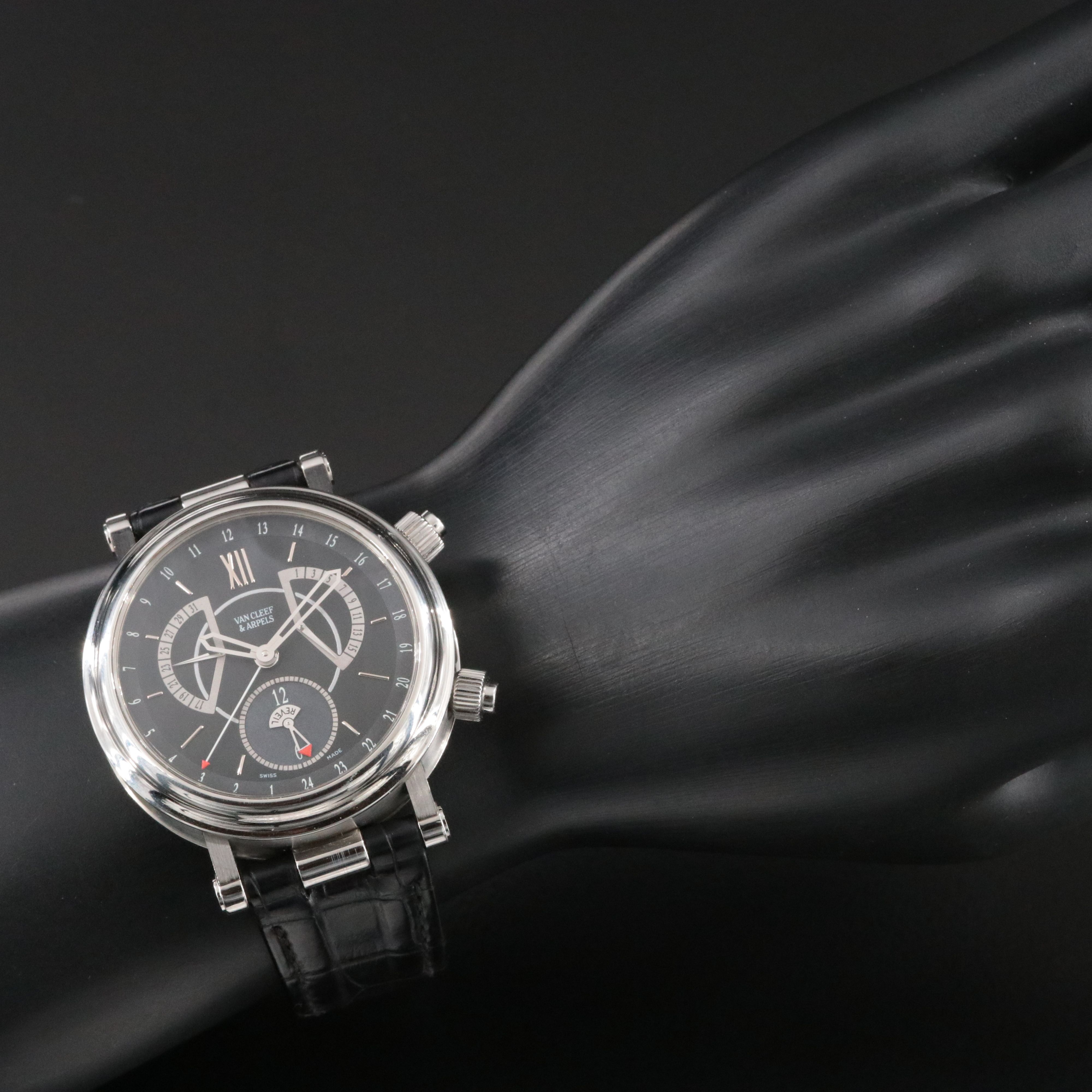 Van Cleef & Arpels Monsieur Arpels Réveil GMT HH74 Watch