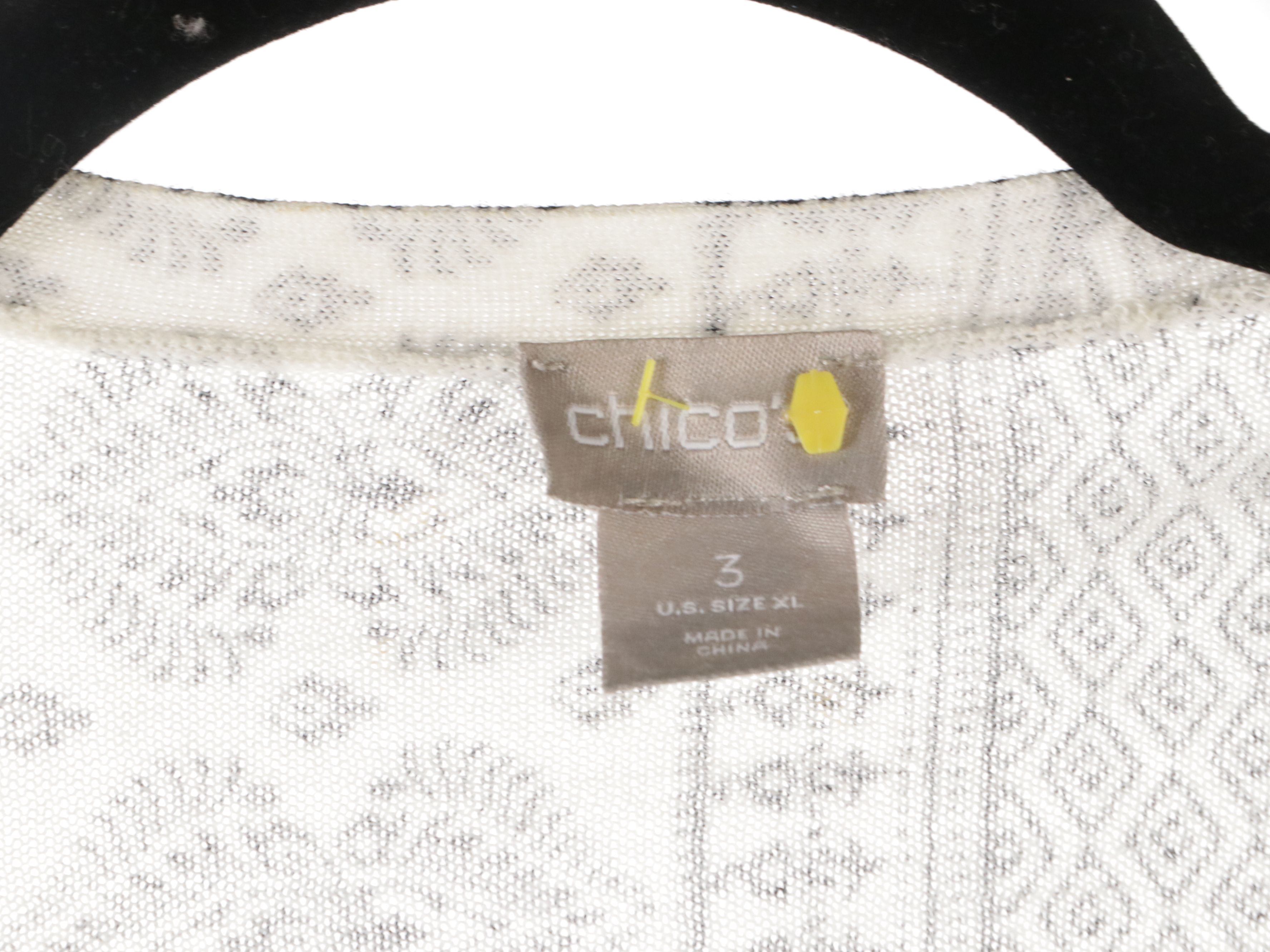 Chico's Black & White Knit Sweaters, Floral Print Dress, and Mid-Length Skirts