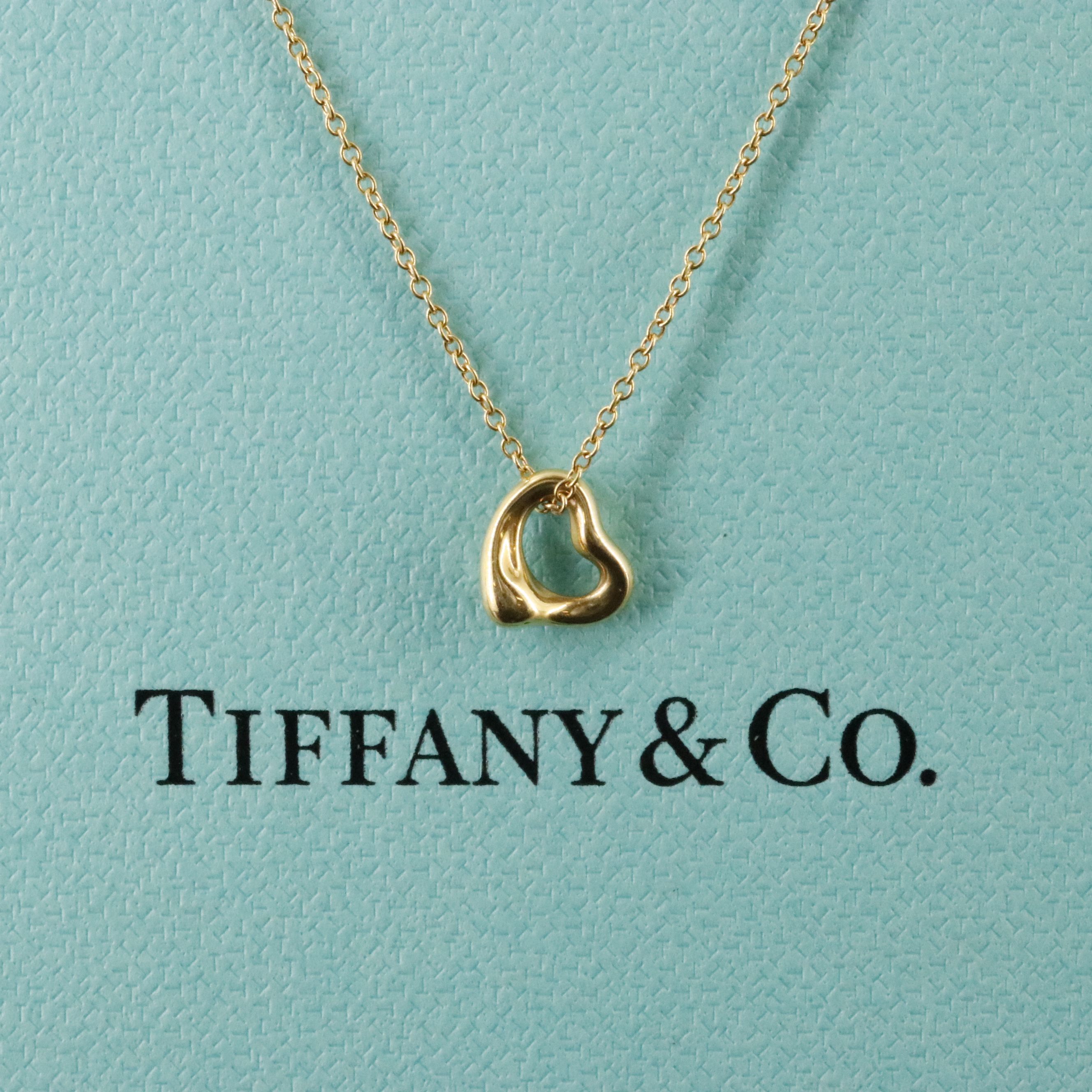 Elsa Peretti for Tiffany & Co. 18K Open Heart Necklace