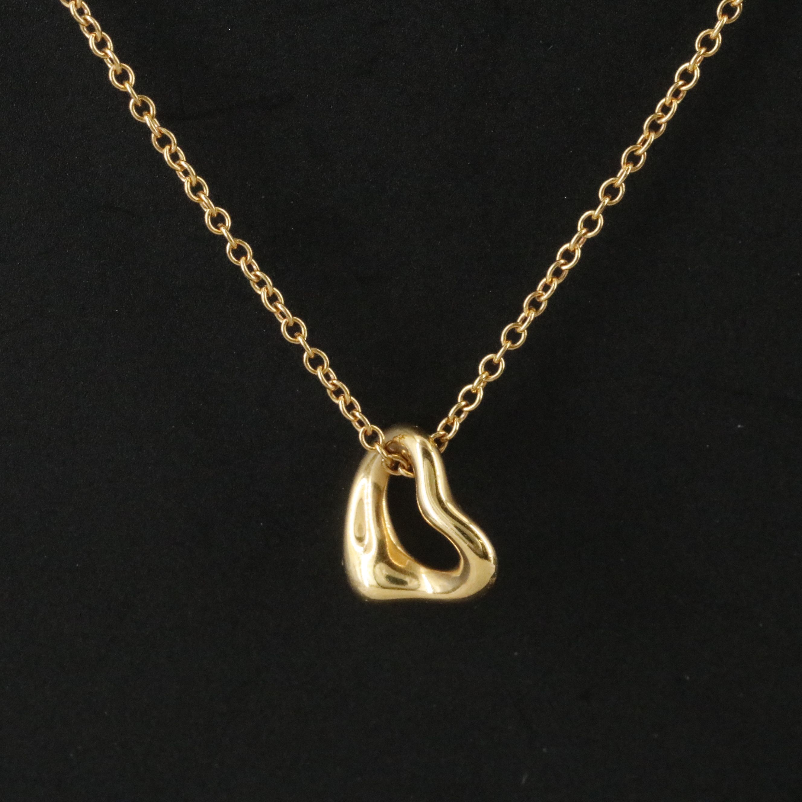 Elsa Peretti for Tiffany & Co. 18K Open Heart Necklace