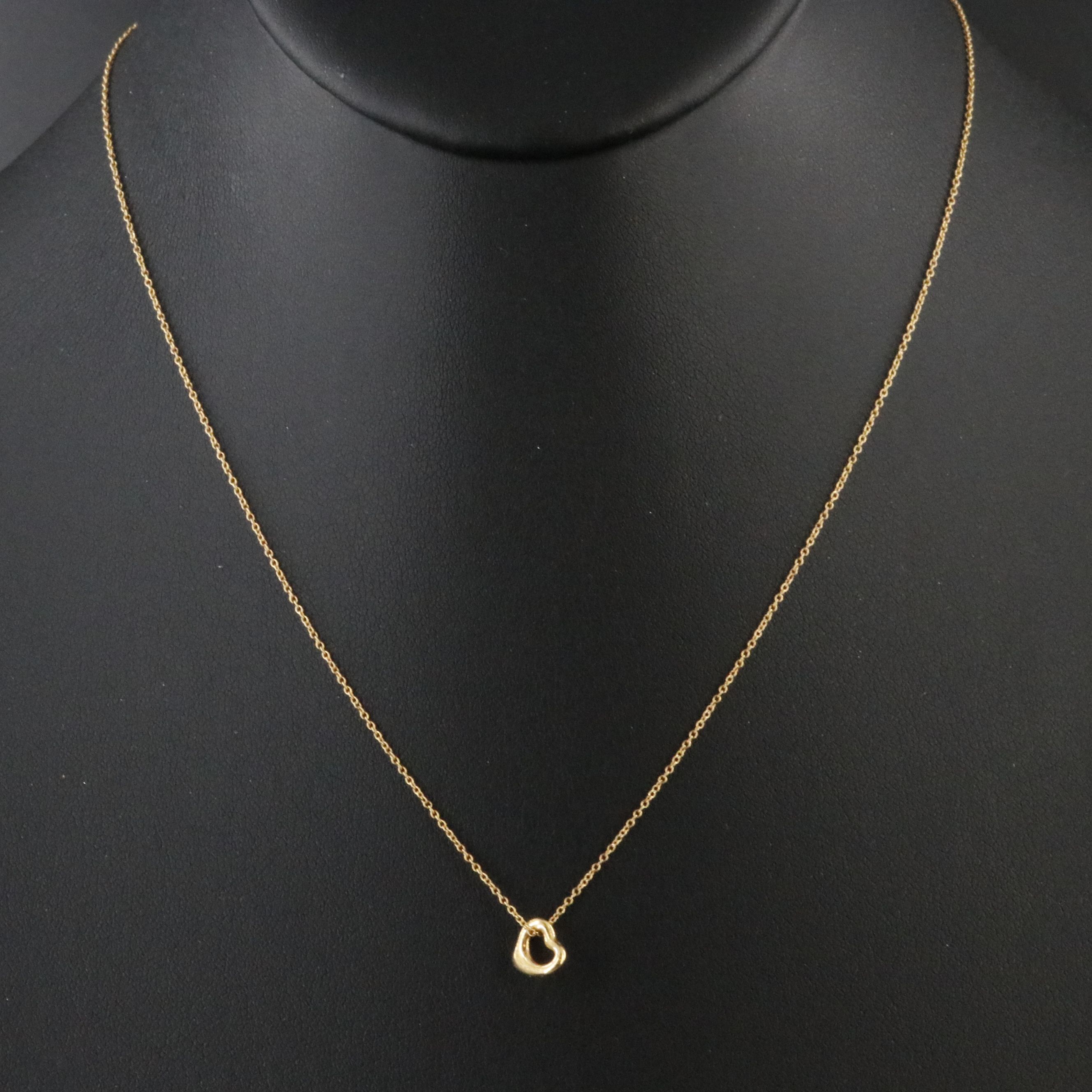 Elsa Peretti for Tiffany & Co. 18K Open Heart Necklace
