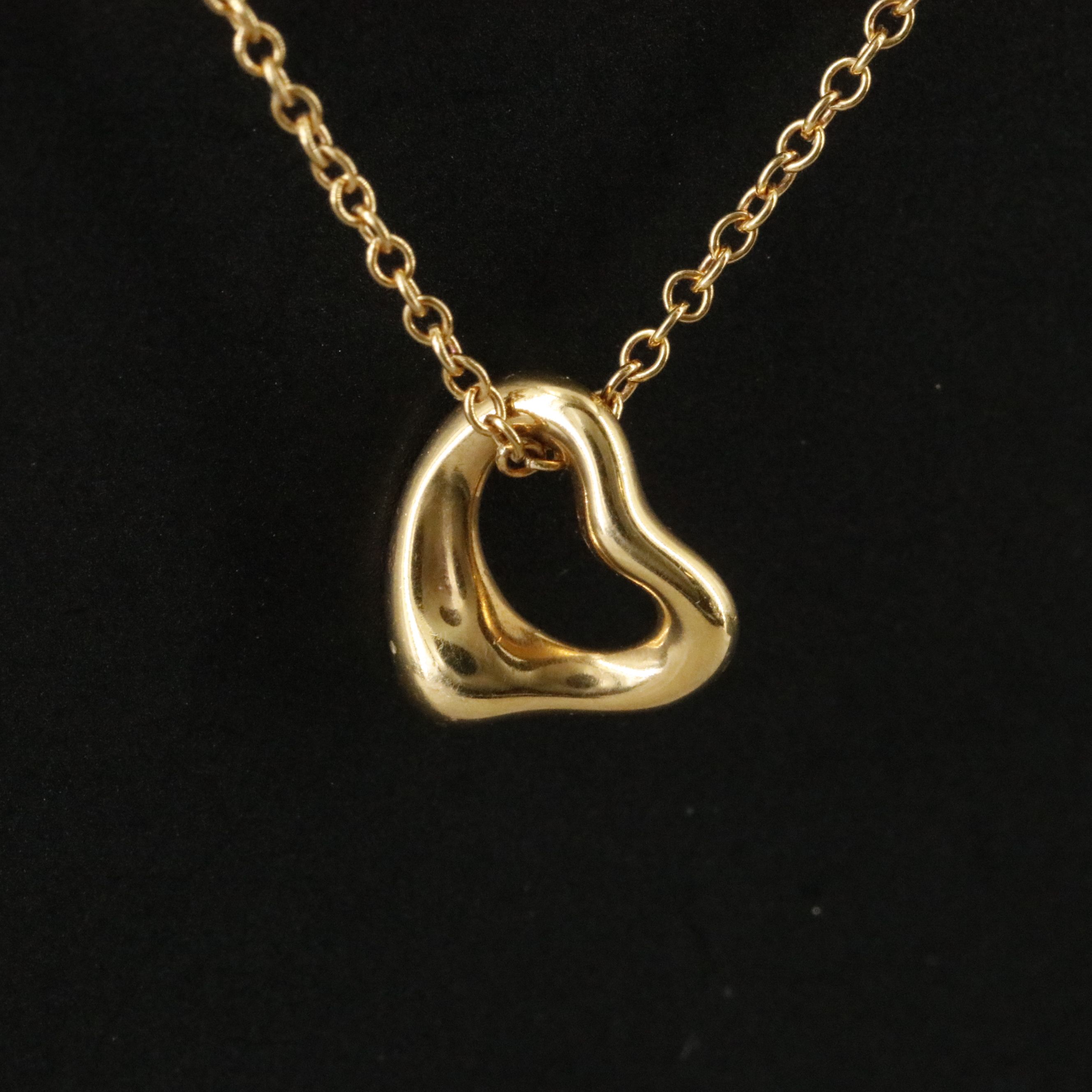 Elsa Peretti for Tiffany & Co. 18K Open Heart Necklace