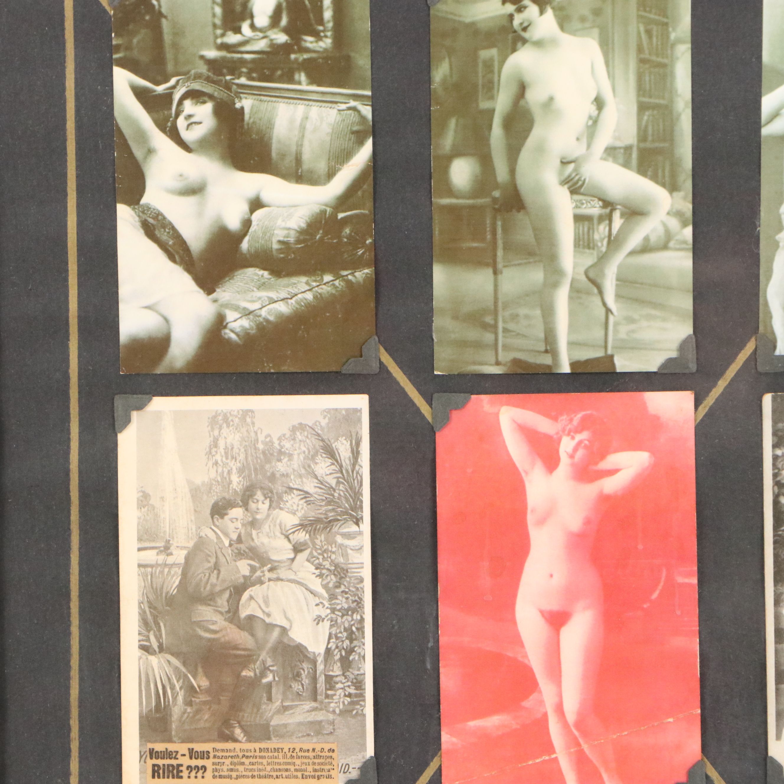 Mixed Print Pinup Nudes and Clippings, Early to Mid-20th Century