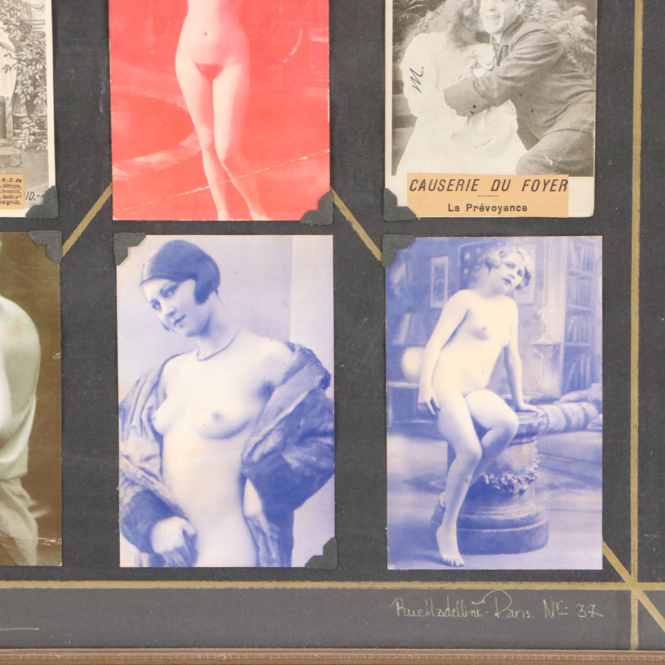 Mixed Print Pinup Nudes and Clippings, Early to Mid-20th Century
