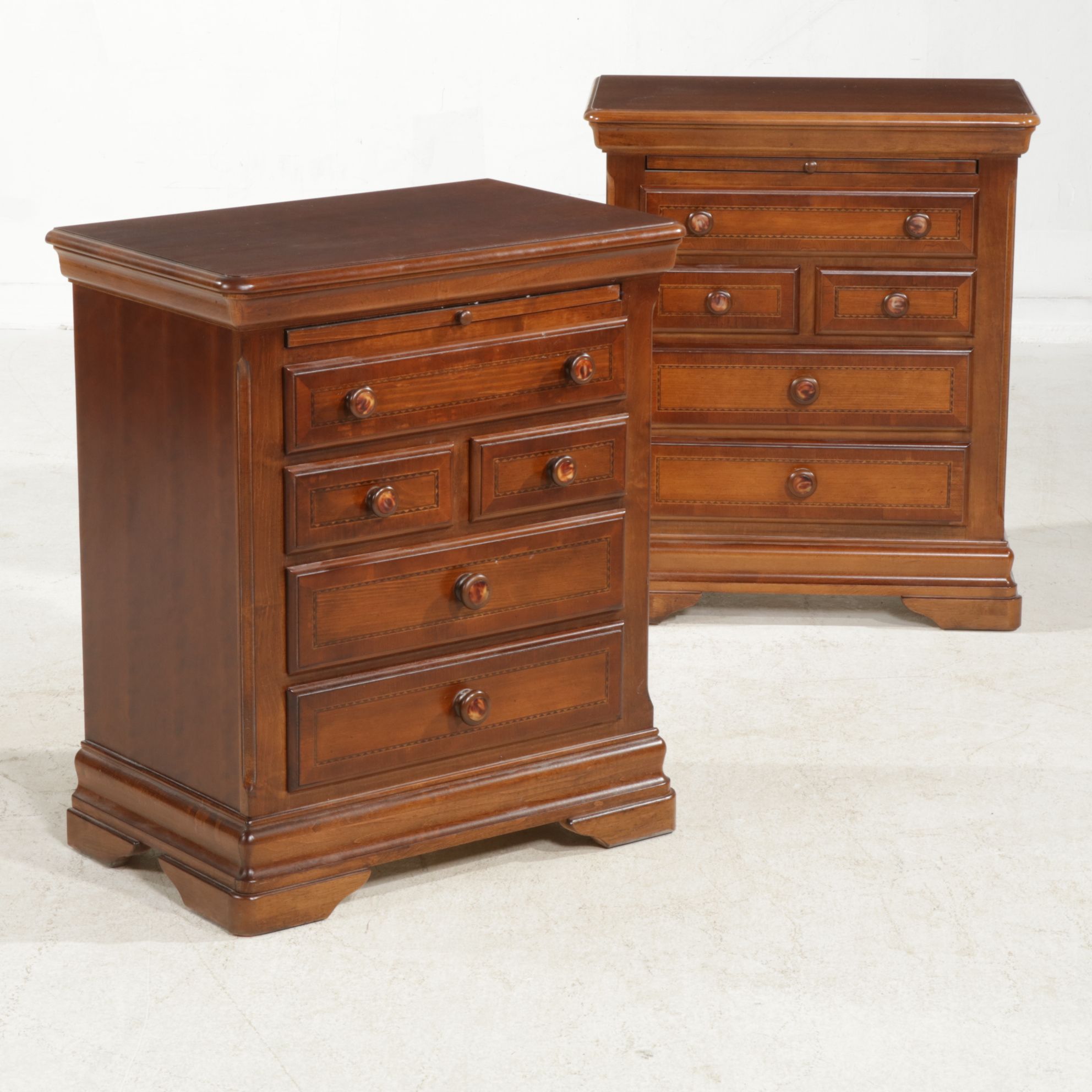 Pair of Alexander Julian "Colours" Nightstands