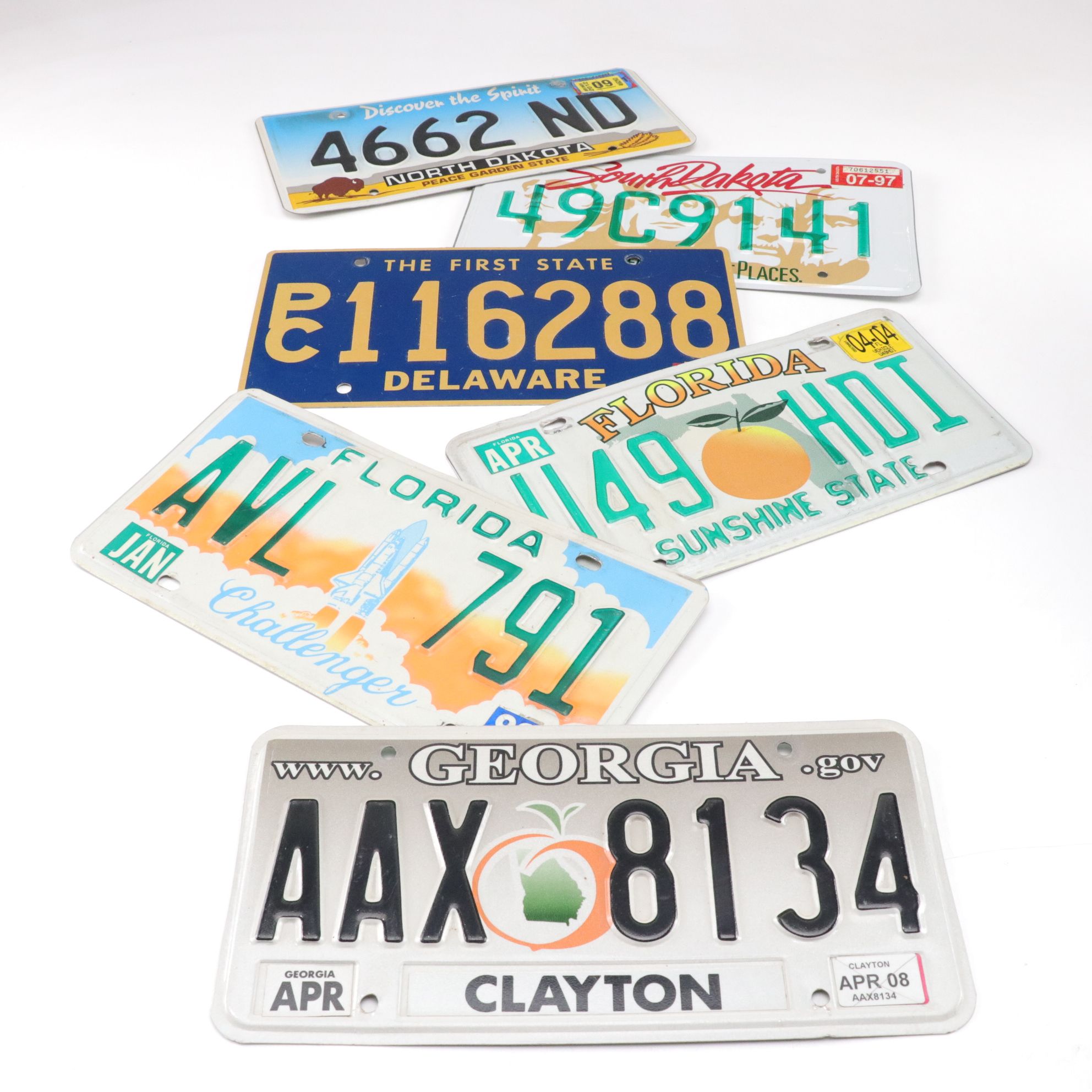 License Plate Collection with Most US States and Some International