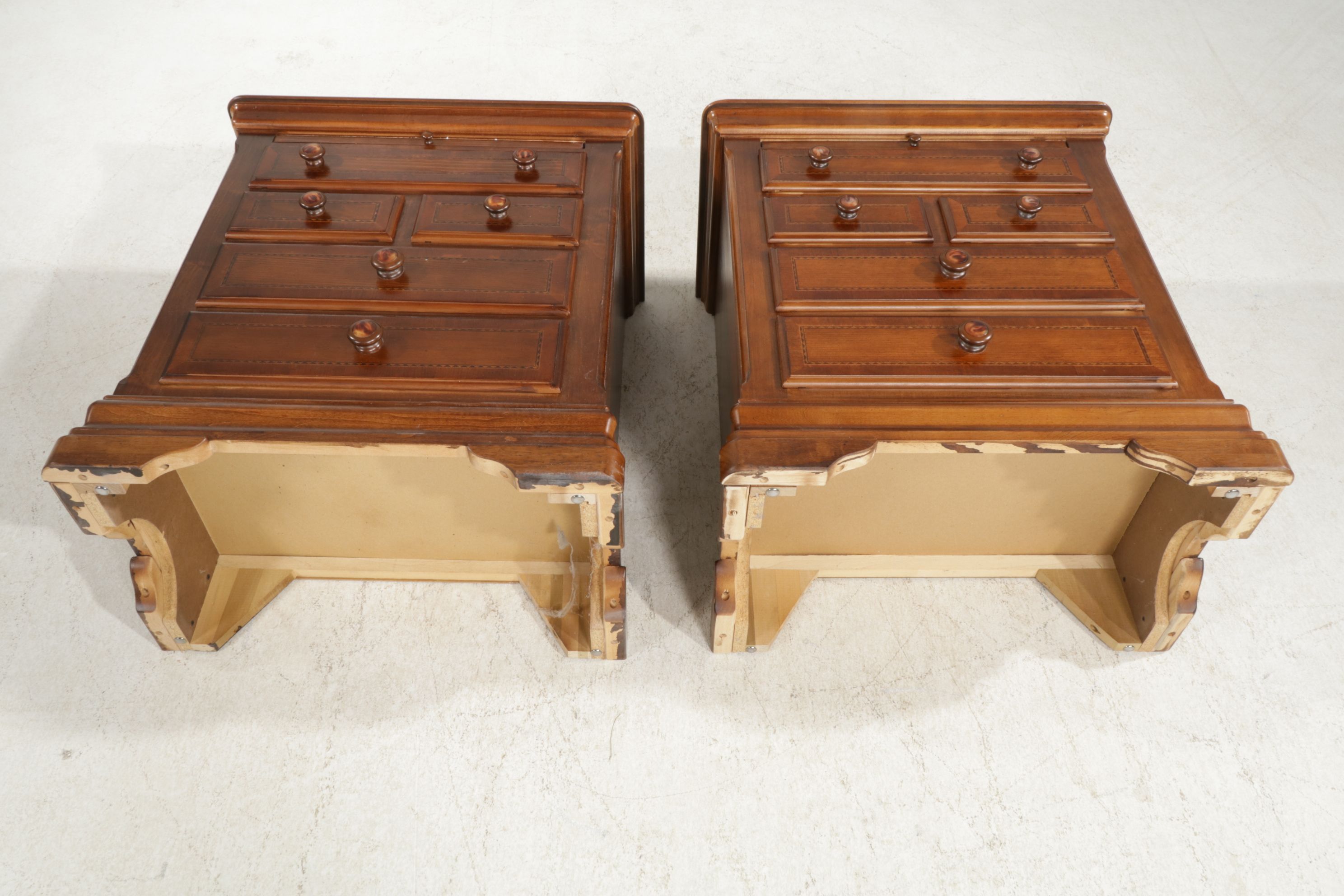 Pair of Alexander Julian "Colours" Nightstands