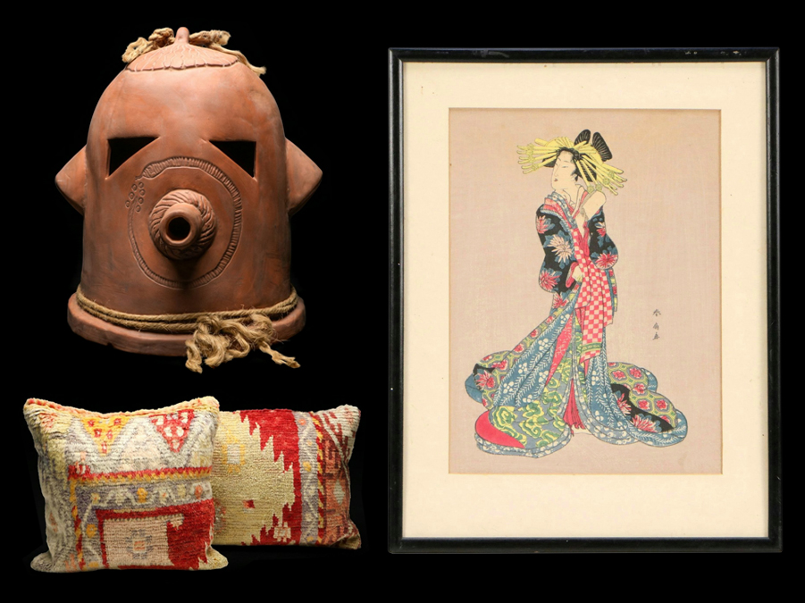 Global Curios: Japanese Woodblocks & Worldly Treasures