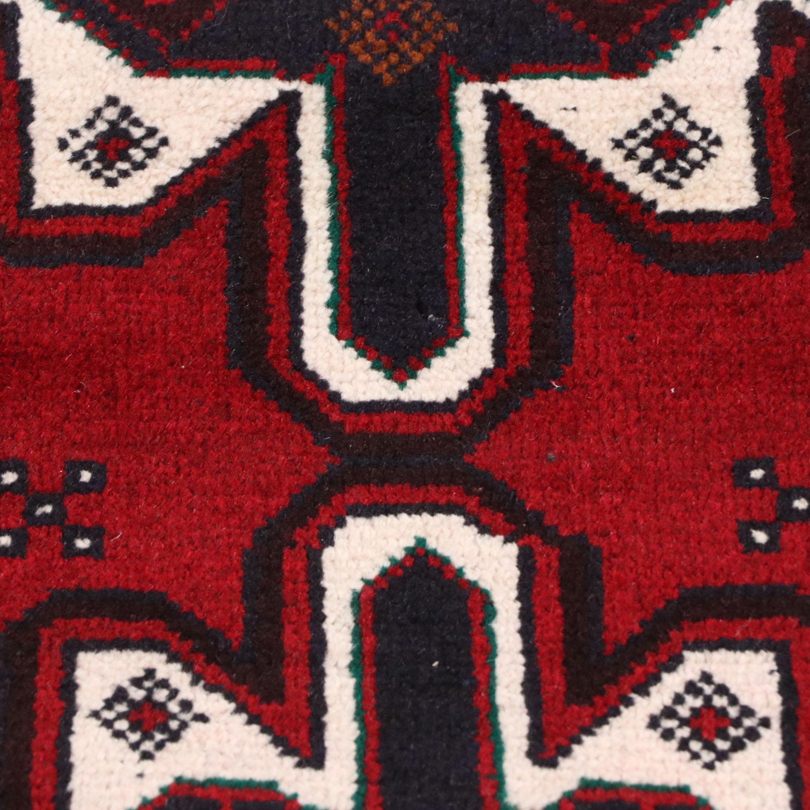 2'7 x 4'10 Hand-Knotted Afghan Taimani Accent Rug