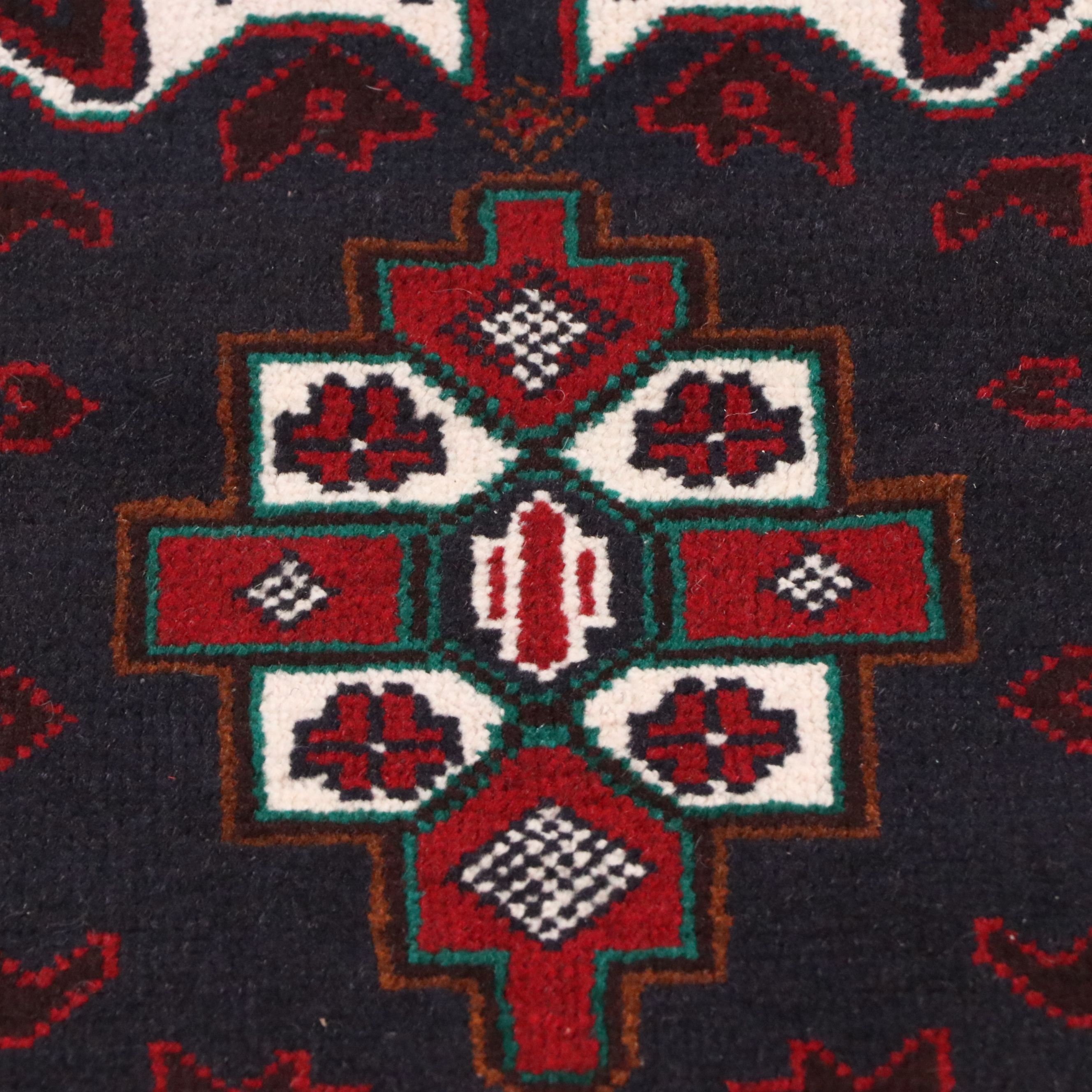 2'7 x 4'10 Hand-Knotted Afghan Taimani Accent Rug