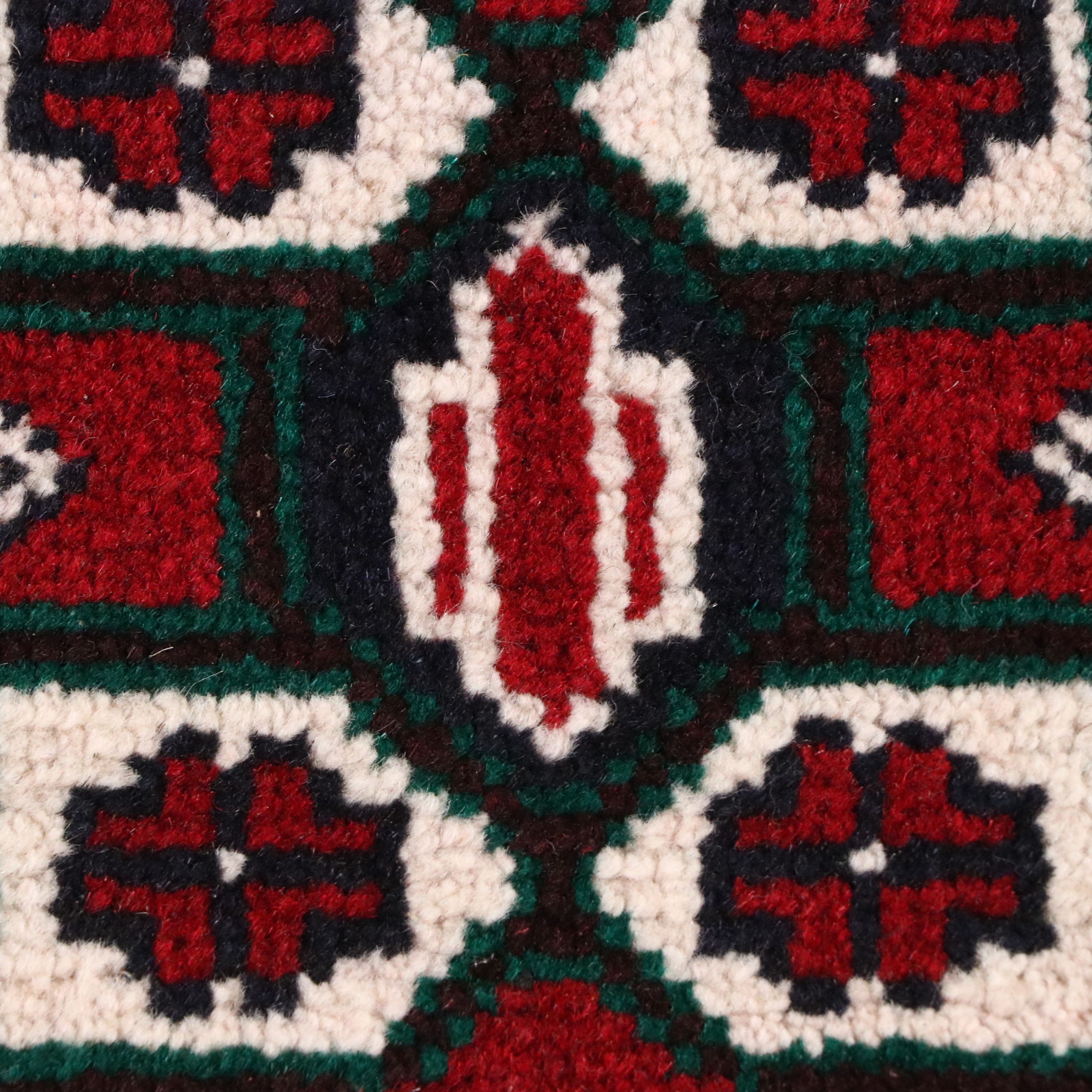 2'7 x 4'10 Hand-Knotted Afghan Taimani Accent Rug