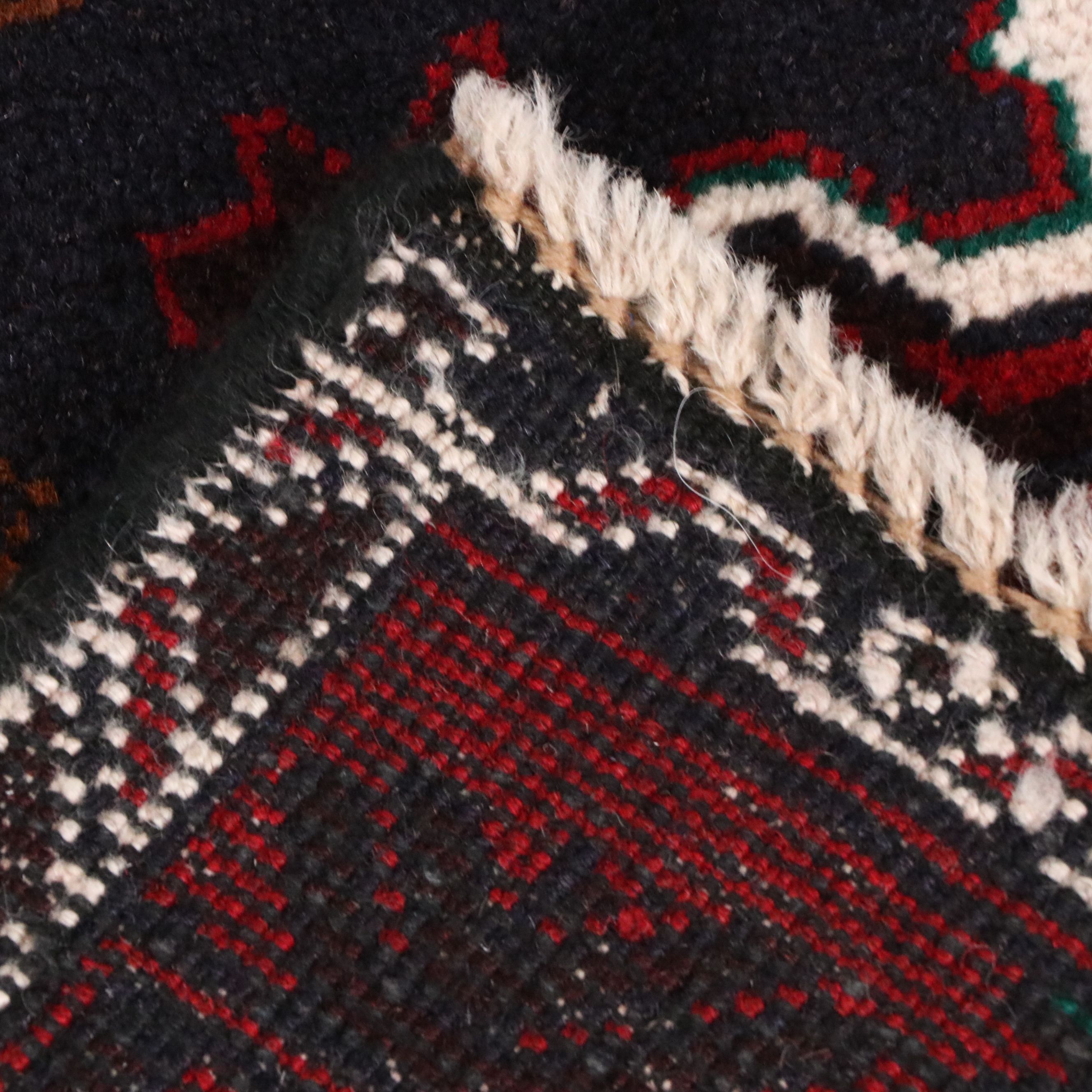 2'7 x 4'10 Hand-Knotted Afghan Taimani Accent Rug