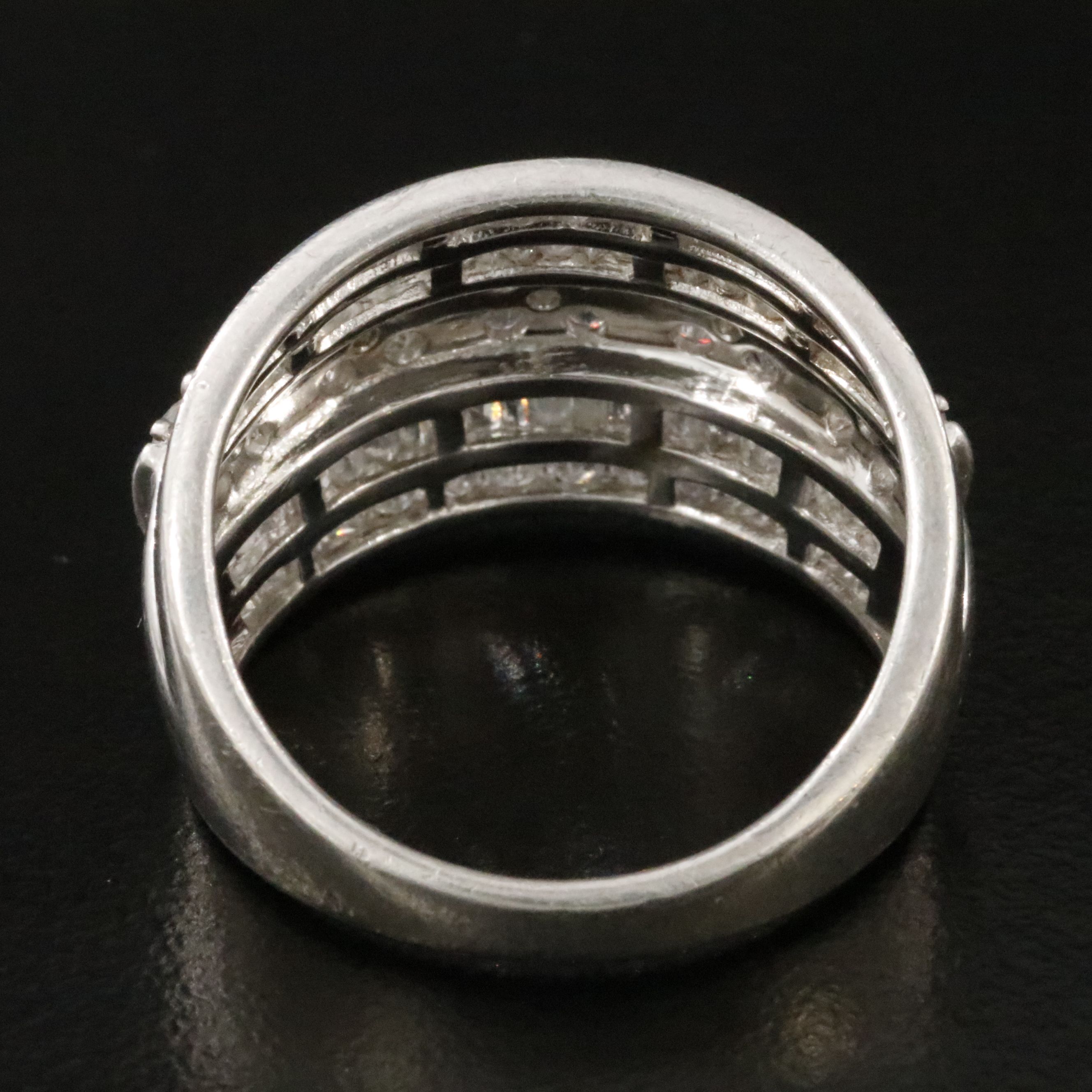 Sterling Diamond Ring