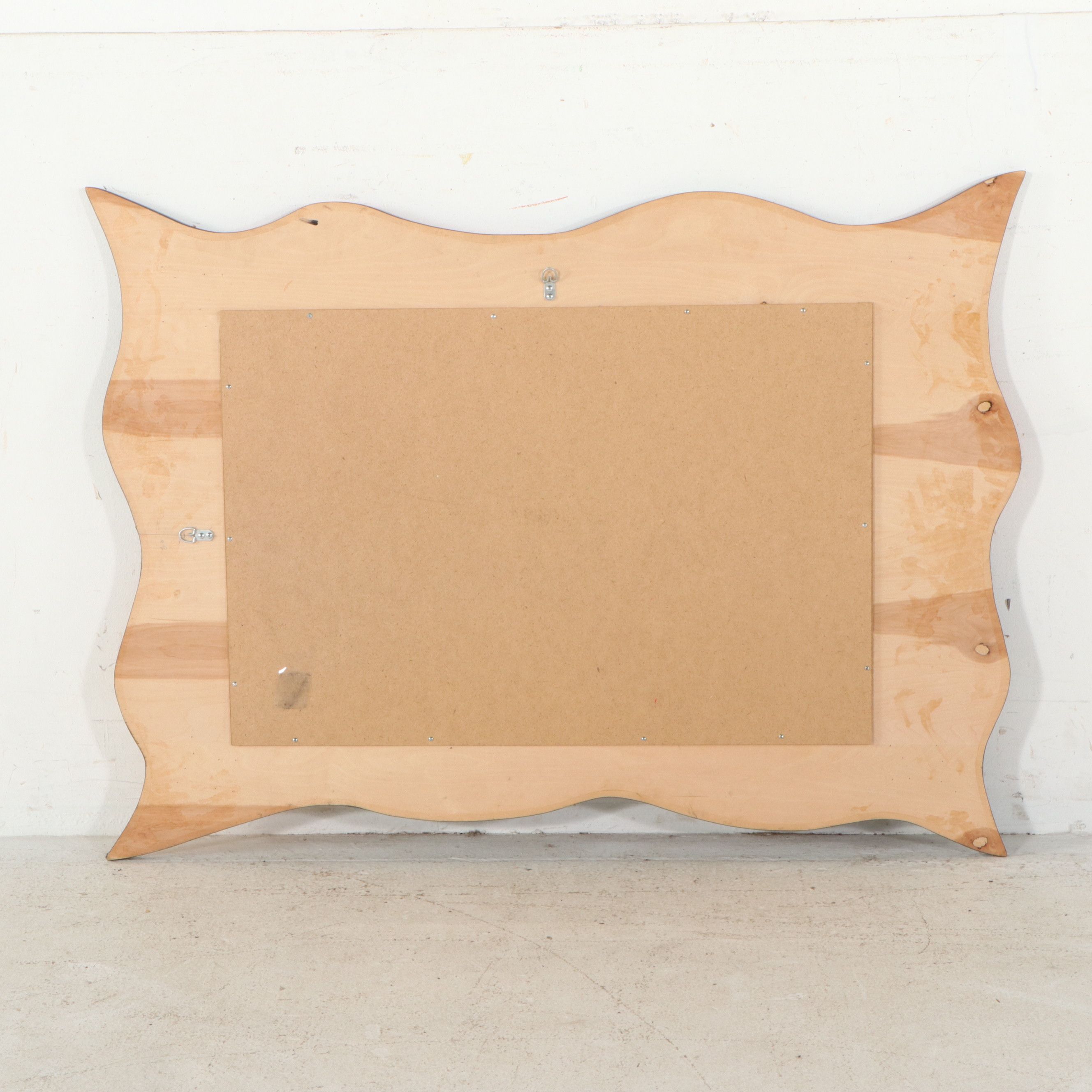 Postmodern Style Lacquered Wall Mirror, Late 20th Century