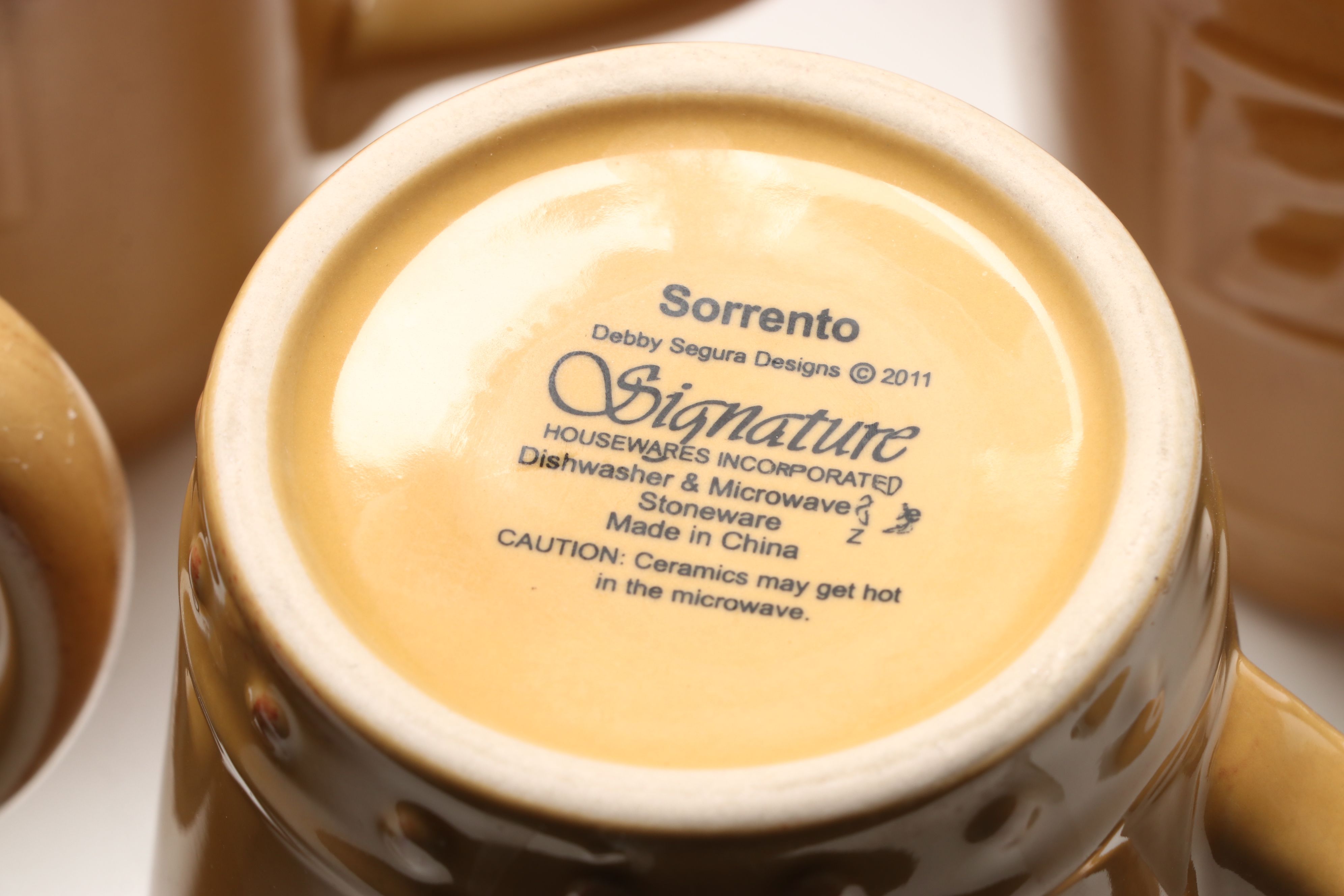 Signature Housewares "Sorrento" Stoneware Dinnerware