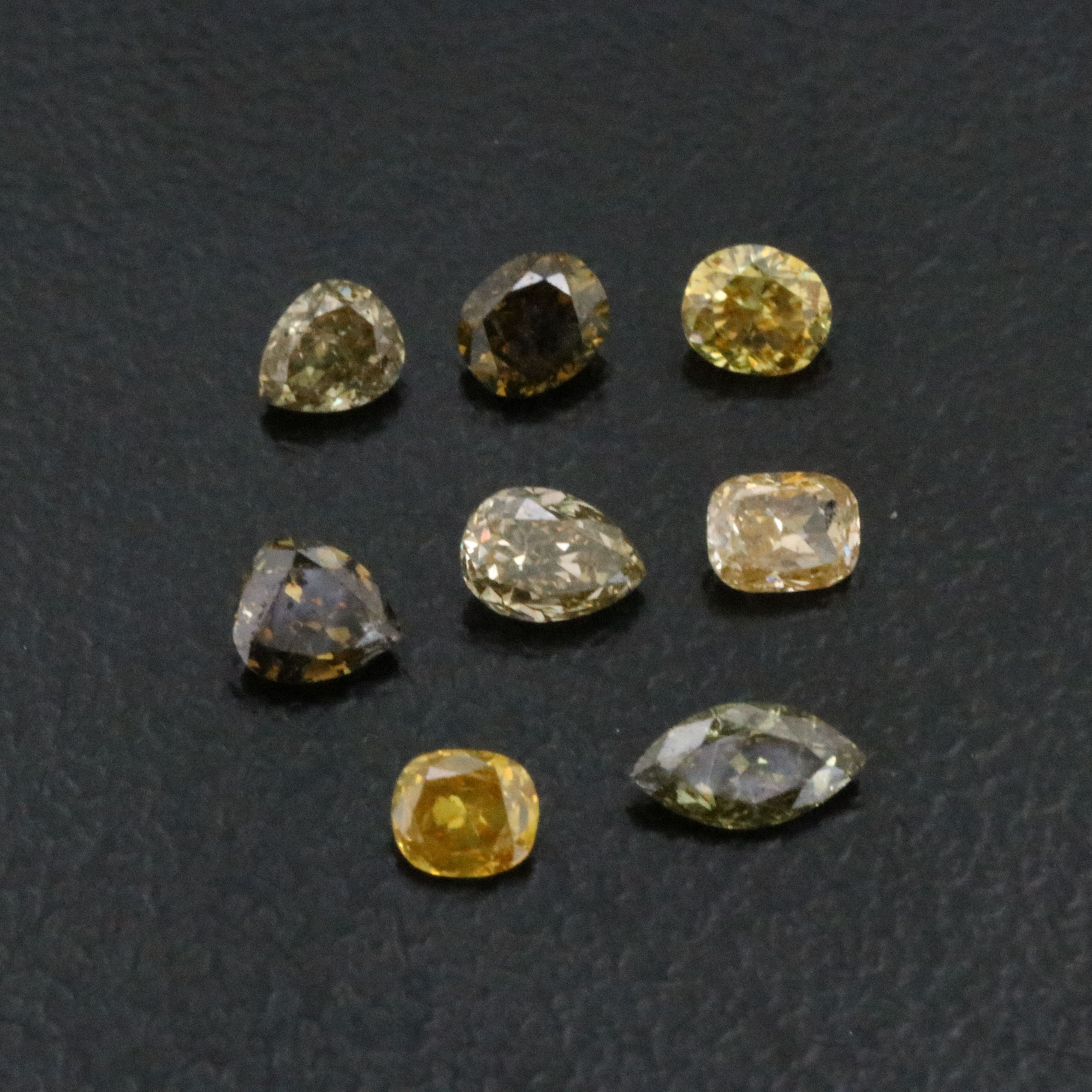 Loose 1.01 CTW Diamond Lot Including Fancy Color
